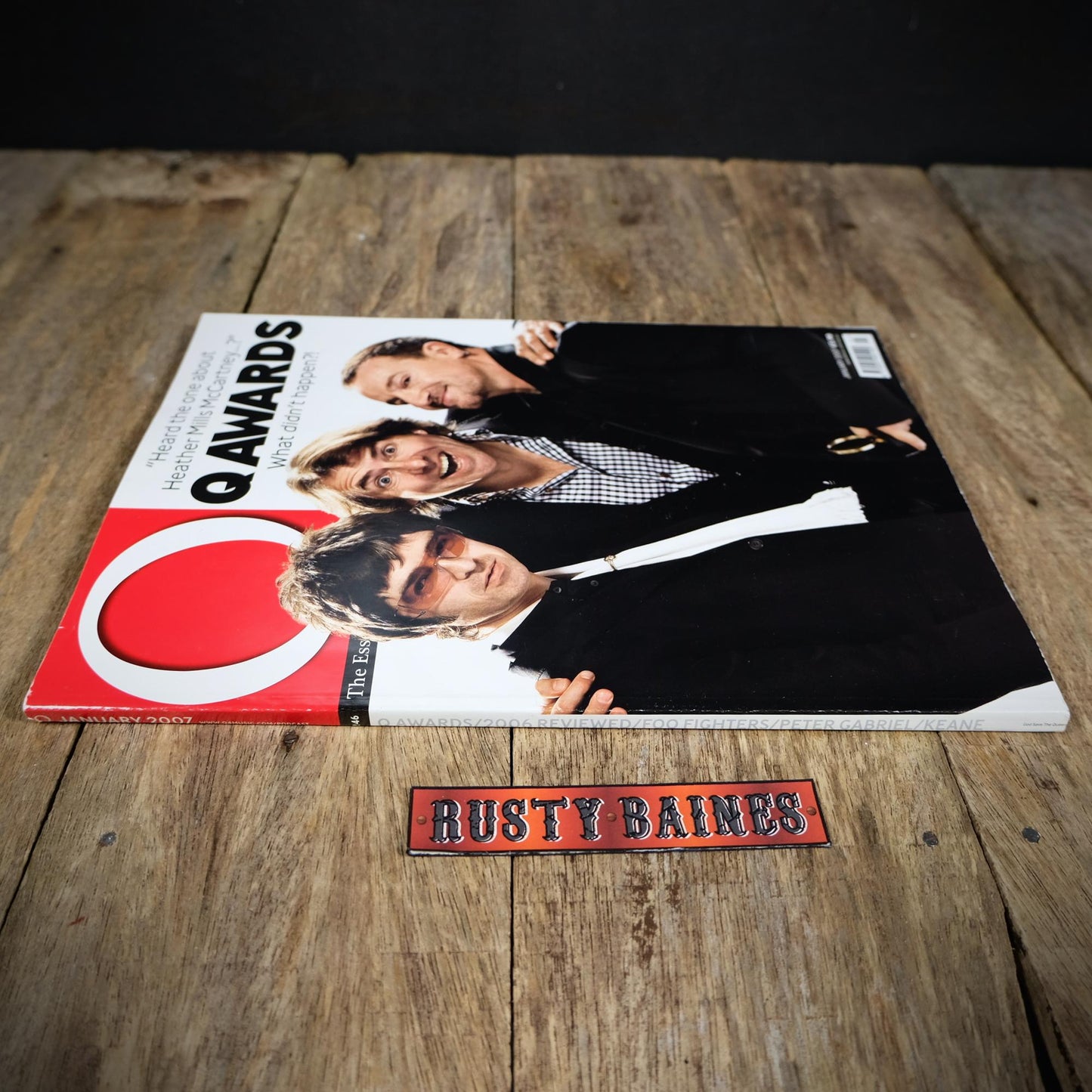 Q Magazine January 2007, Artic Monkeys, Sugarbabes, Oasis, Peter Gabriel