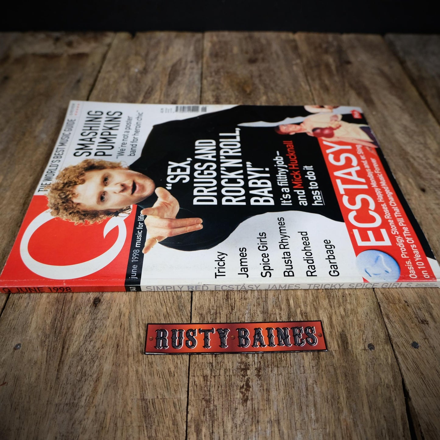 Q Magazine June 1998, Mick Hucknall, Crosby Stills and Nash, Smashing Pumpkins, Garbage, Tricky