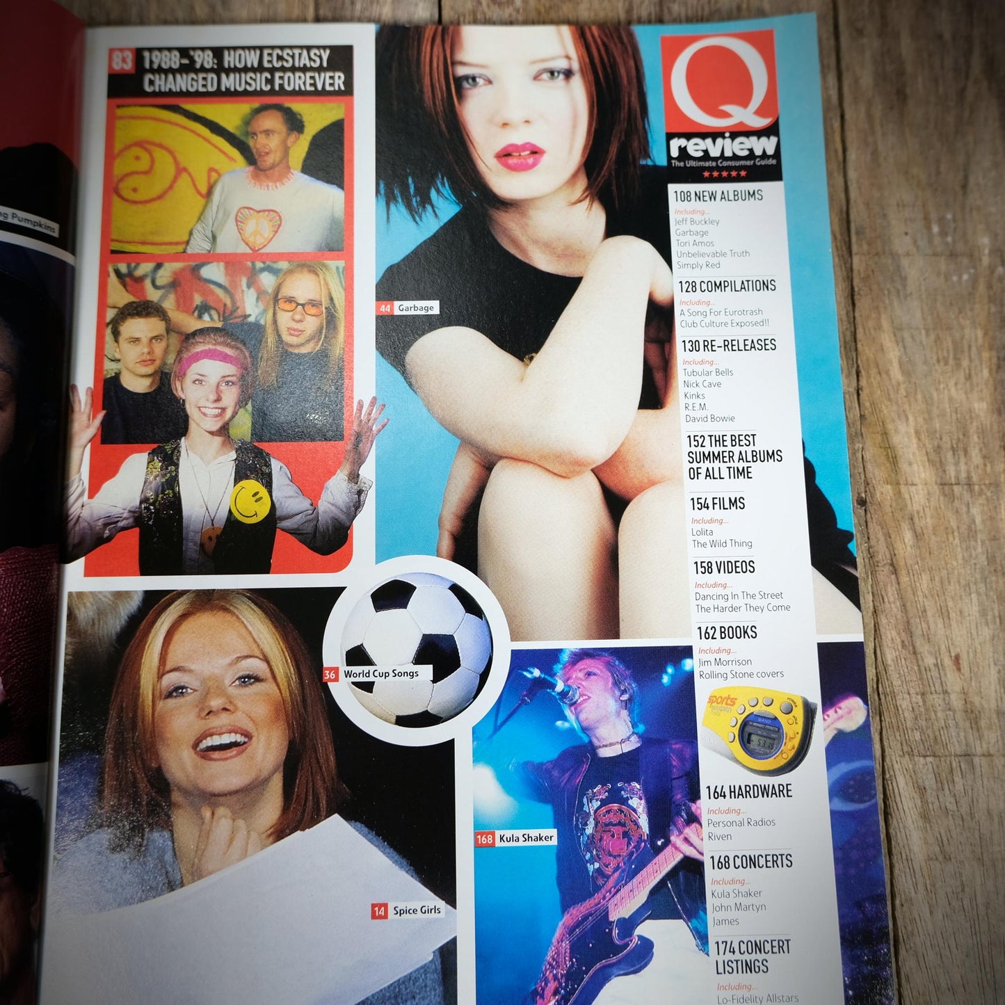 Q Magazine June 1998, Mick Hucknall, Crosby Stills and Nash, Smashing Pumpkins, Garbage, Tricky