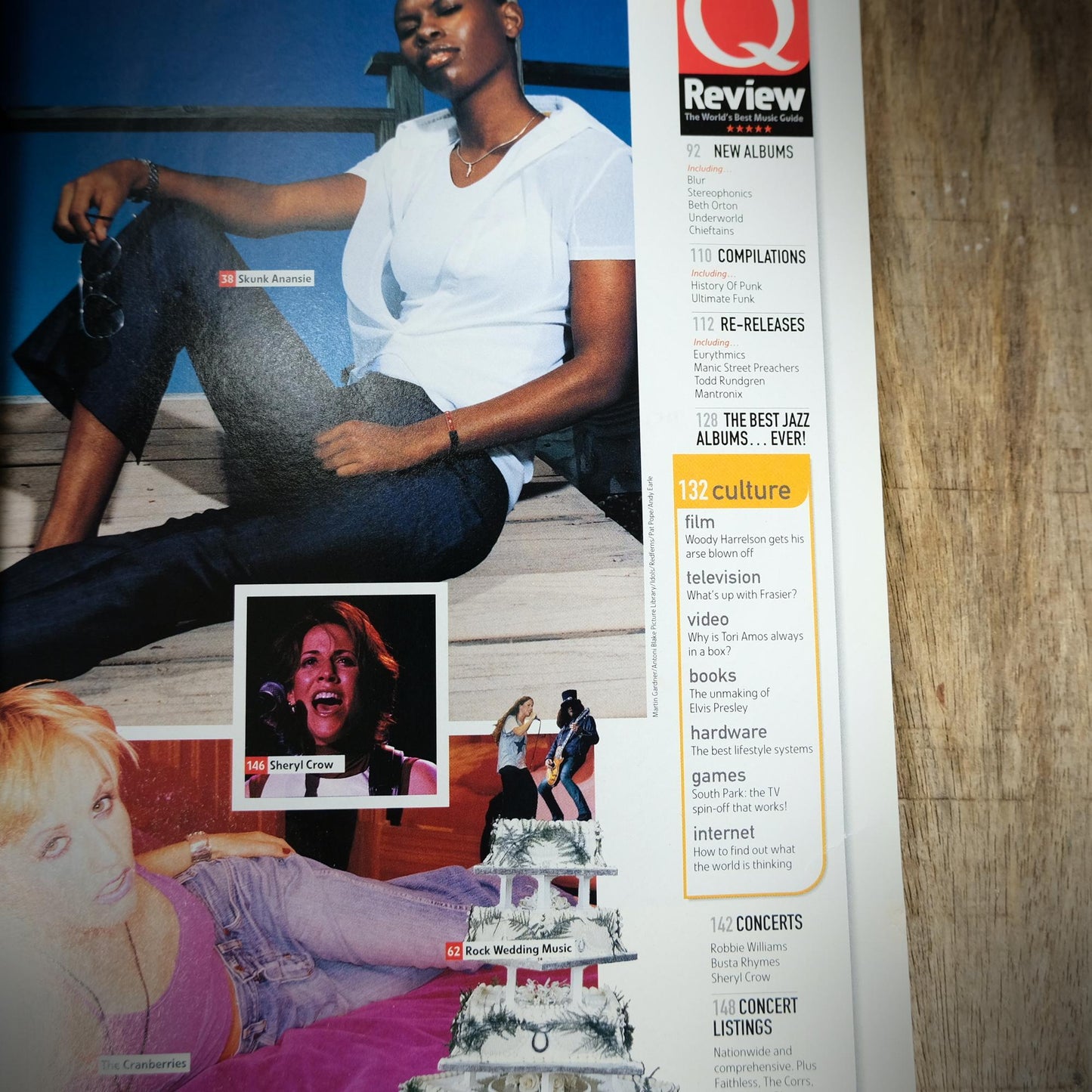 Q Magazine April 1999, Blur, Debbie Harry, The Cranberries, Skunk Anansie