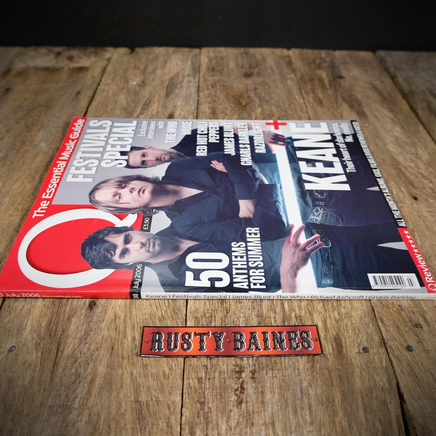 Q Magazine July 2006, The Who, Muse, Red Hot Chilli Peppers Etc.
