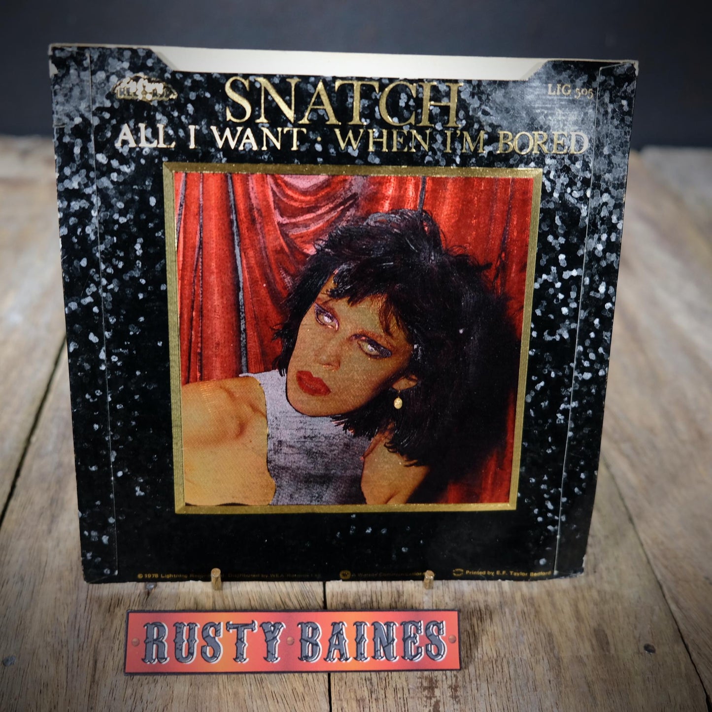 Record 7" Single, Snatch - All I Want
