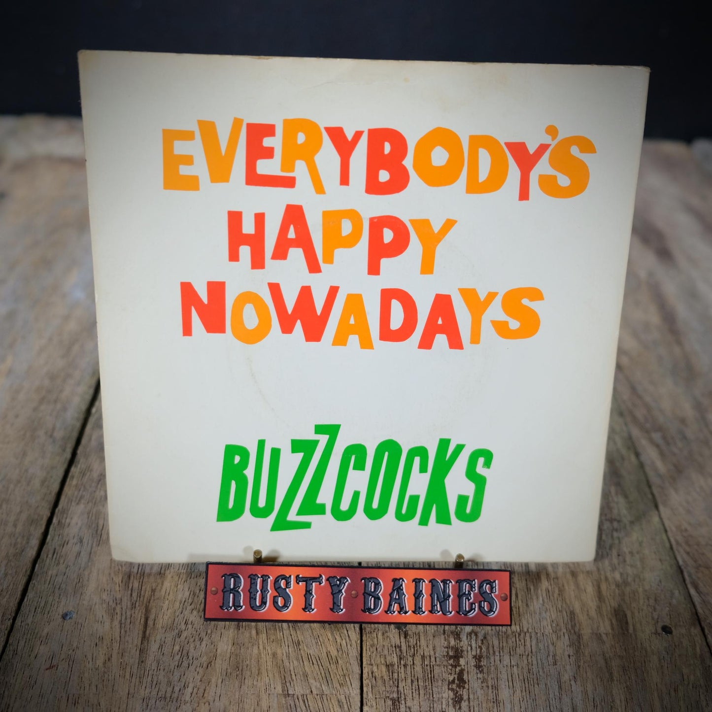 Record 7" Single, Buzzcocks - Everybody's Happy Nowadays