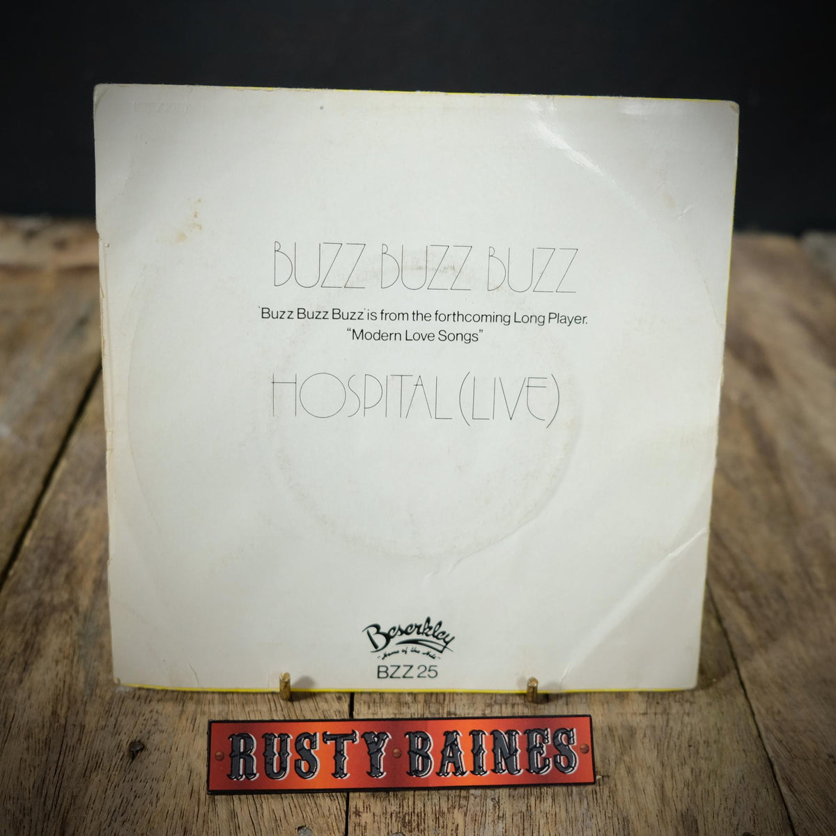 Record 7" Single, Jonathan Richman & The Modern Lovers- Buzz Buzz Buzz