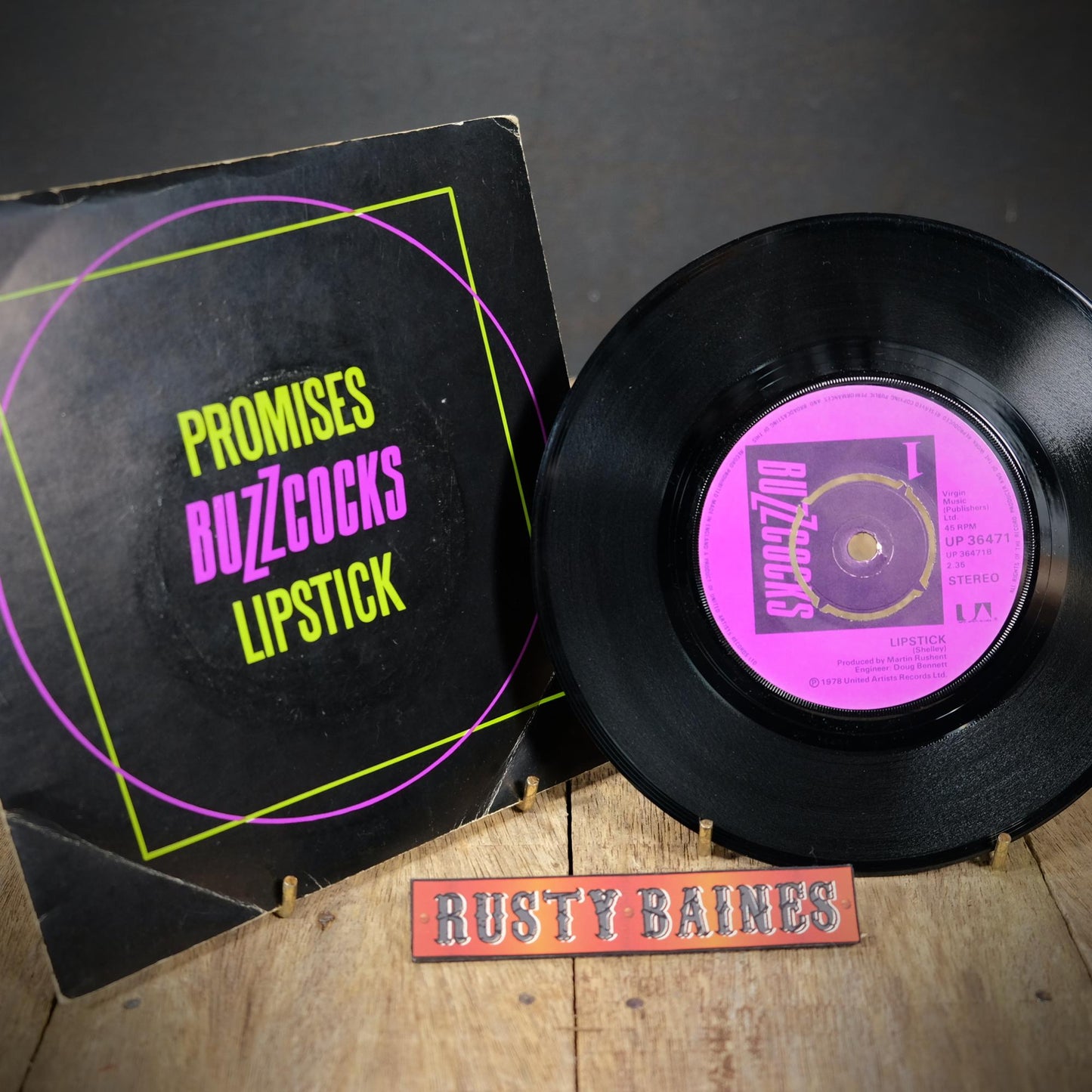 Record 7" Single, Buzzcocks - Promises
