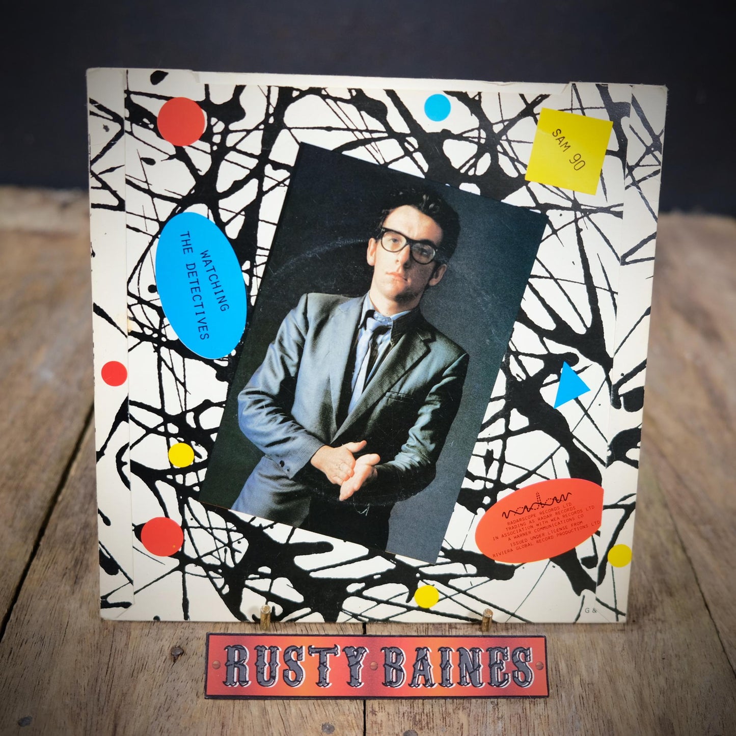 Record 7" EP, Elvis Costello - Live at Hollywood High