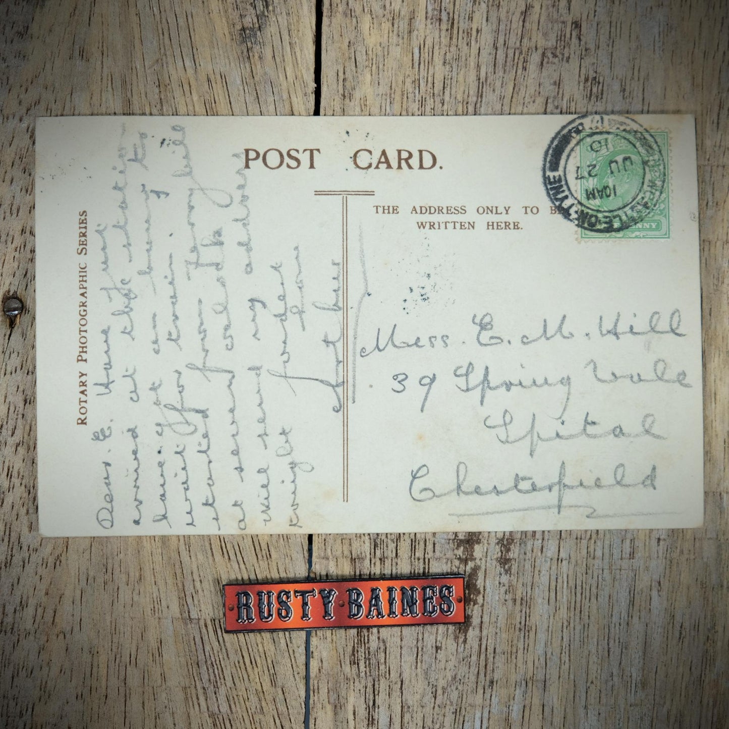 Postcard, Newcastle Central Railway Station 1910 Real Photo