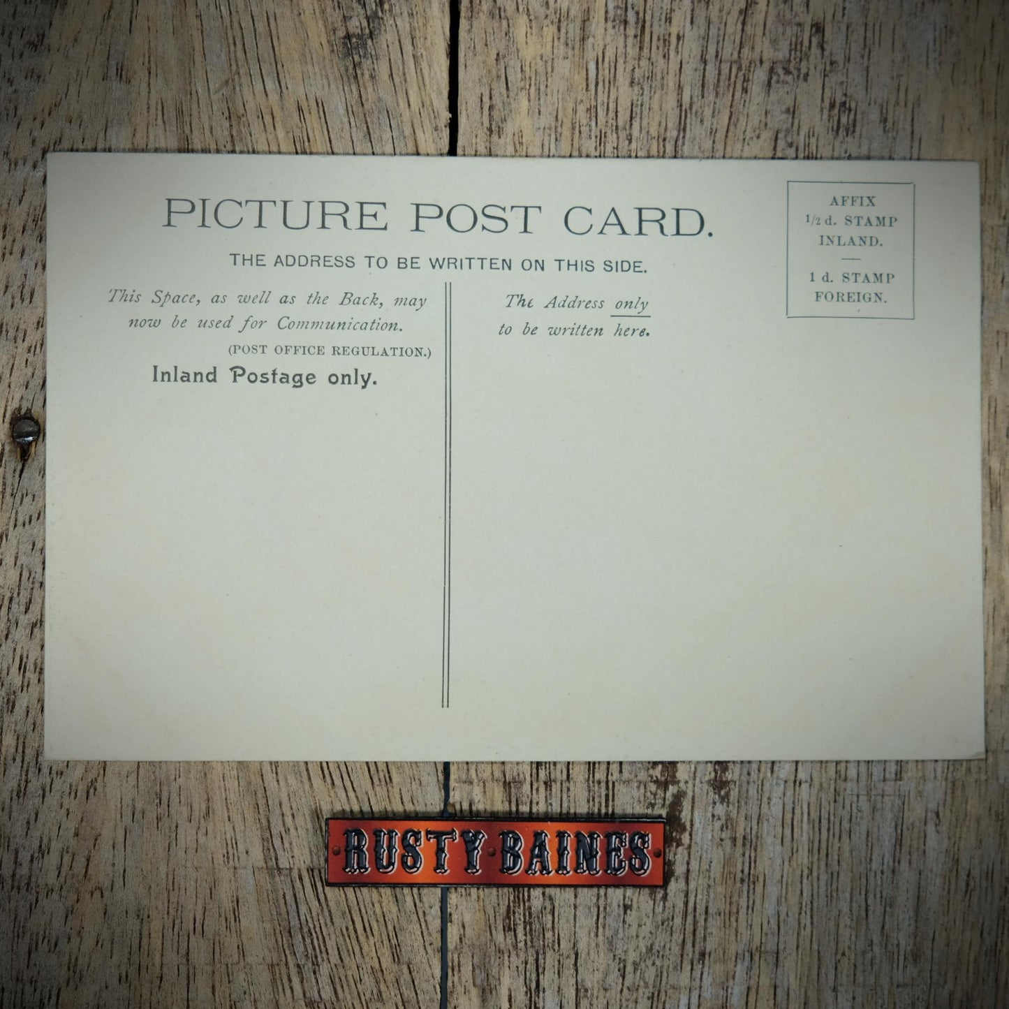 Postcard, Richmond Market Place, Early 1900's, Printed