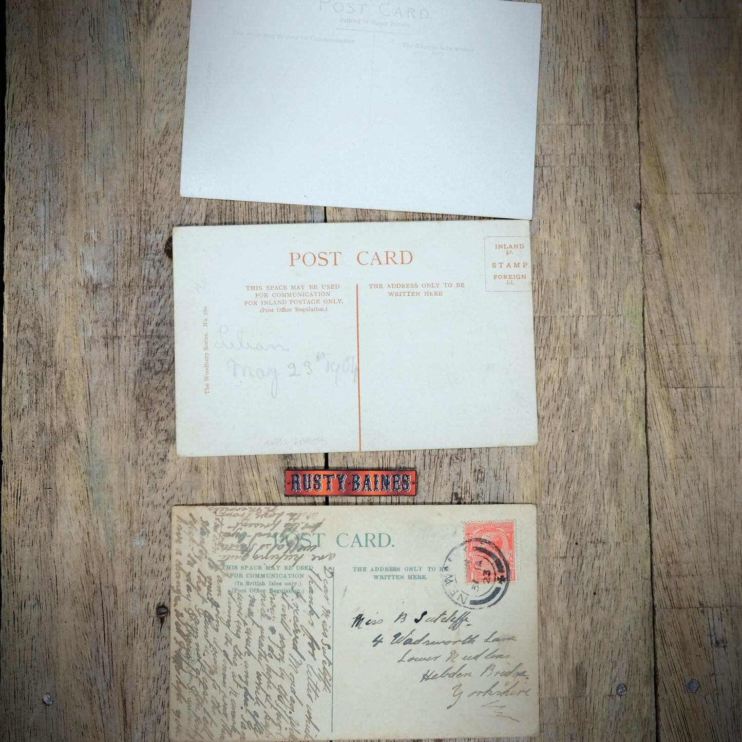 Postcards, Welbeck Abbey, Early 1900s, Printed