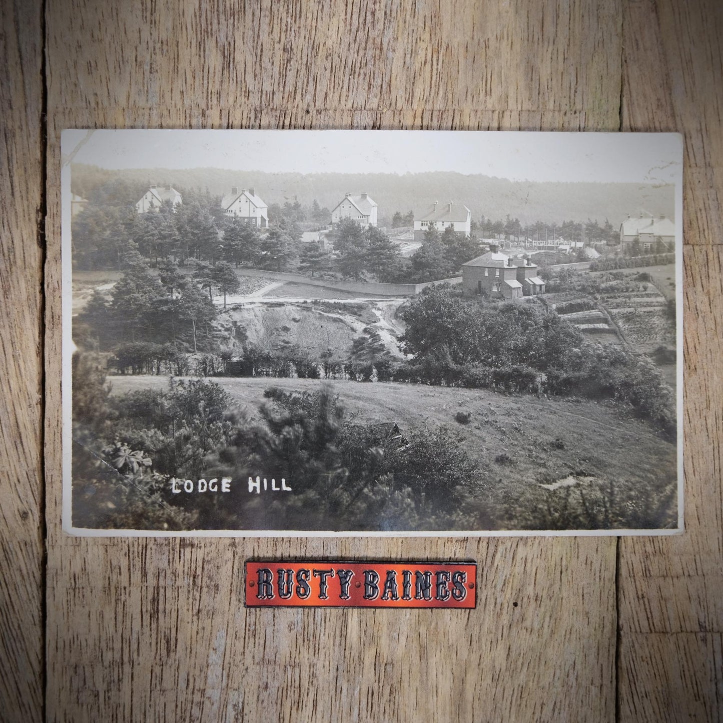Postcard, Lodge Hill Farnham Real Photo