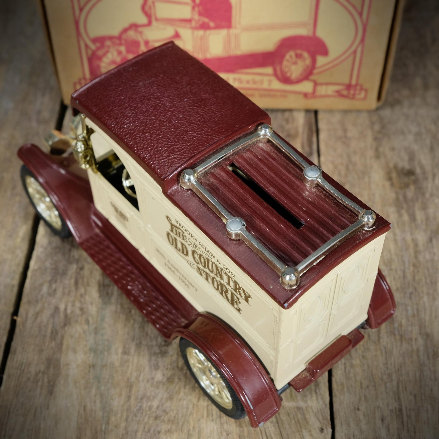 ERTL Ford Model T Van Money-Box, Brooks Shaw & Son Old Country Store Livery