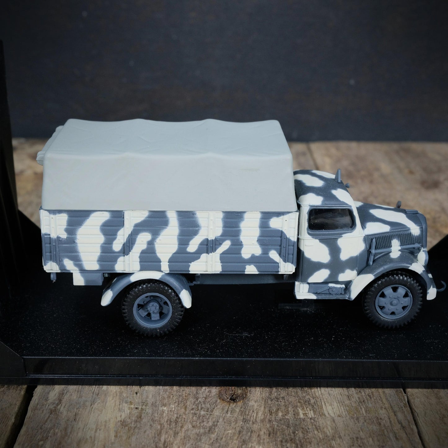 Military Opel Blitz Troop Carrier Whermacht, Russia 1943, WW2 Camo Truck