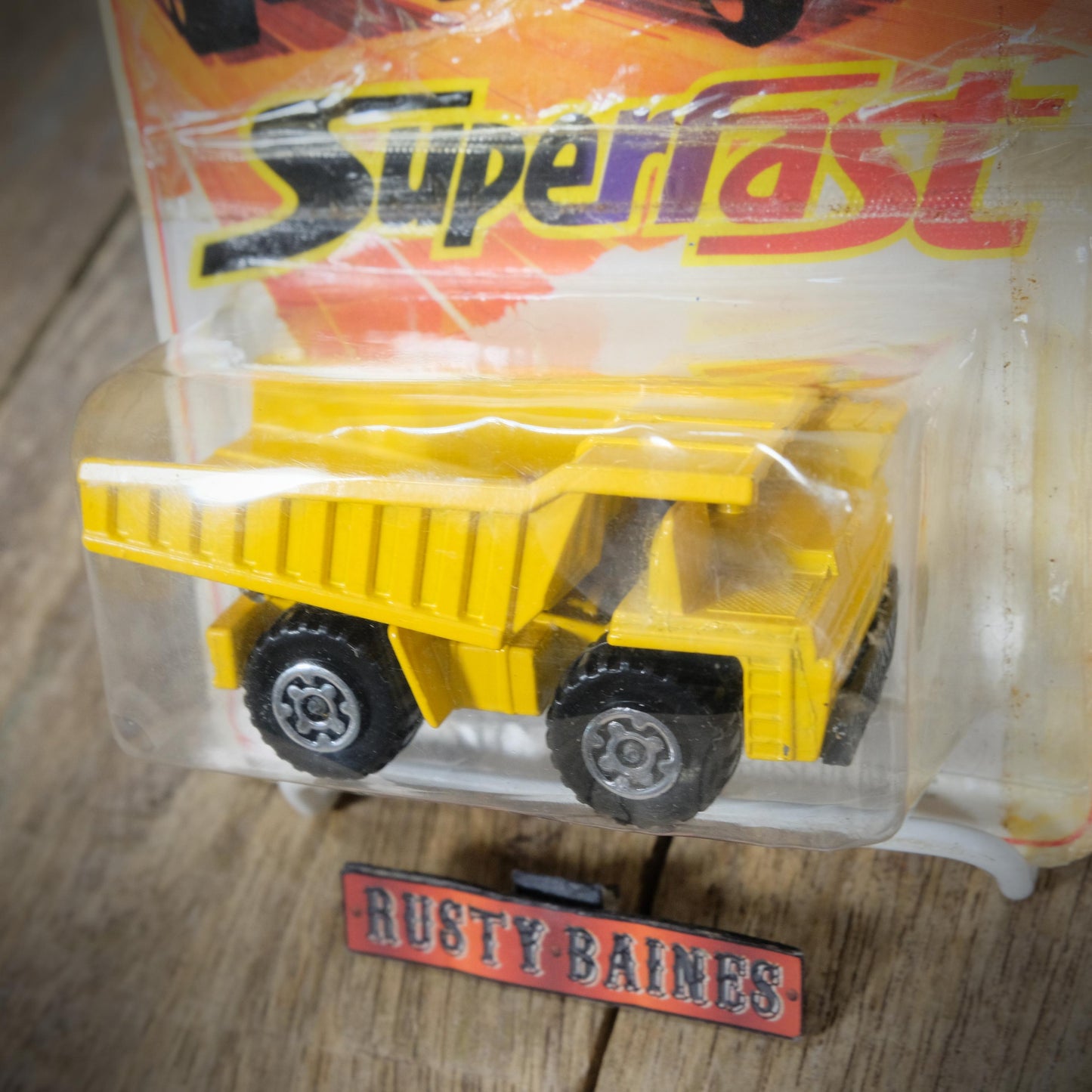 Matchbox No.58 Faun Dumper Truck, Yellow, Opened Blister Card