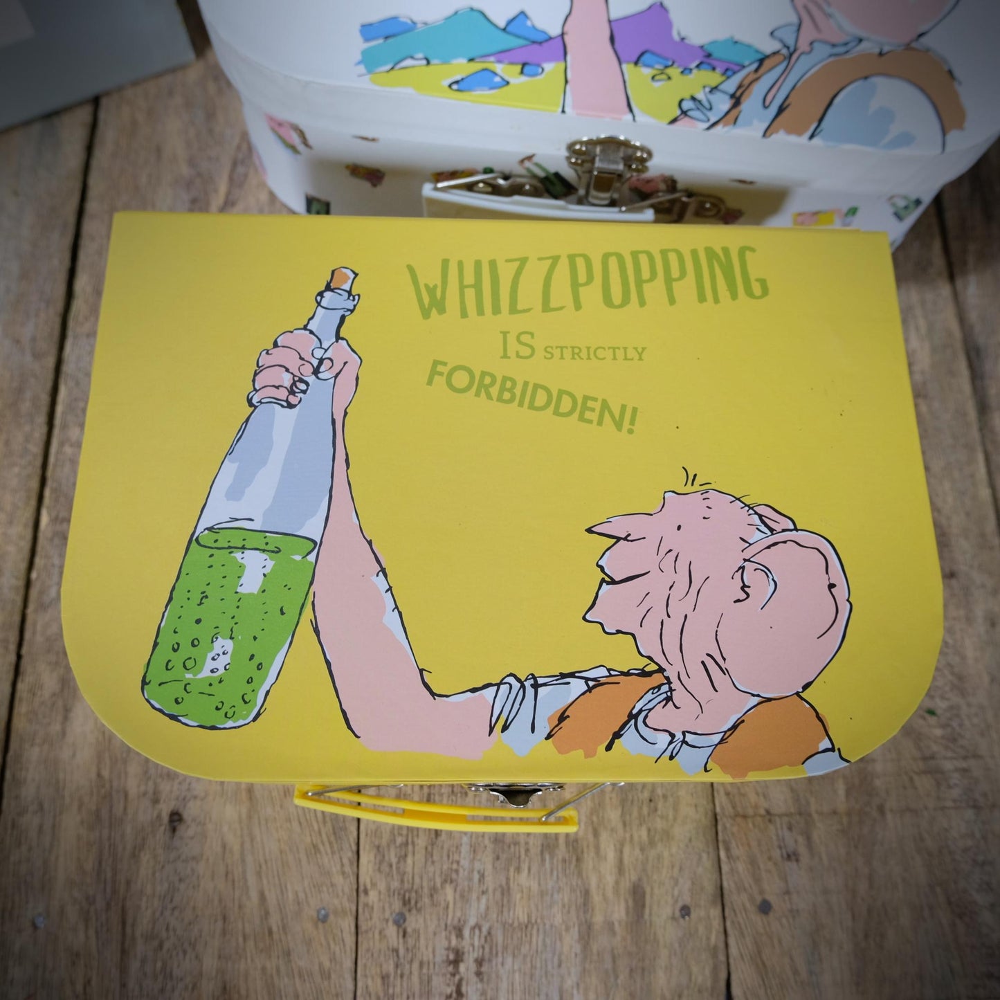 Small Graduated Stacking Storage Case Set, Roald Dahl, BFG, Suitcase Style