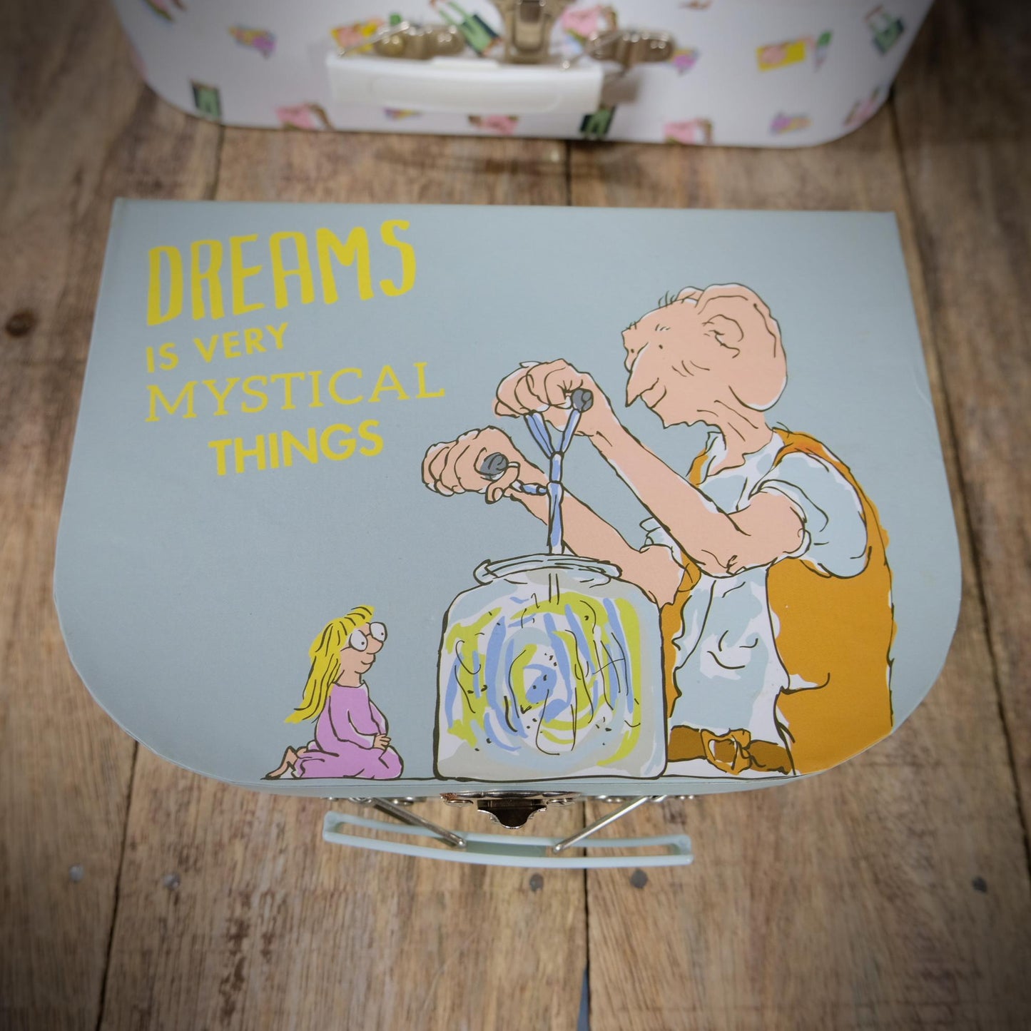 Small Graduated Stacking Storage Case Set, Roald Dahl, BFG, Suitcase Style