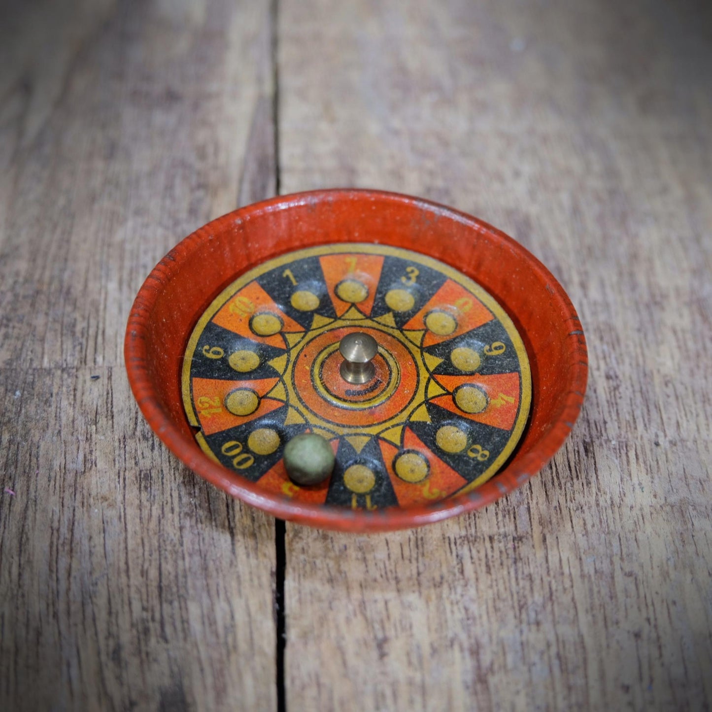 Vintage Bundle of Toy Pinball, Bagatelle, Mini-Tinplate Roulette