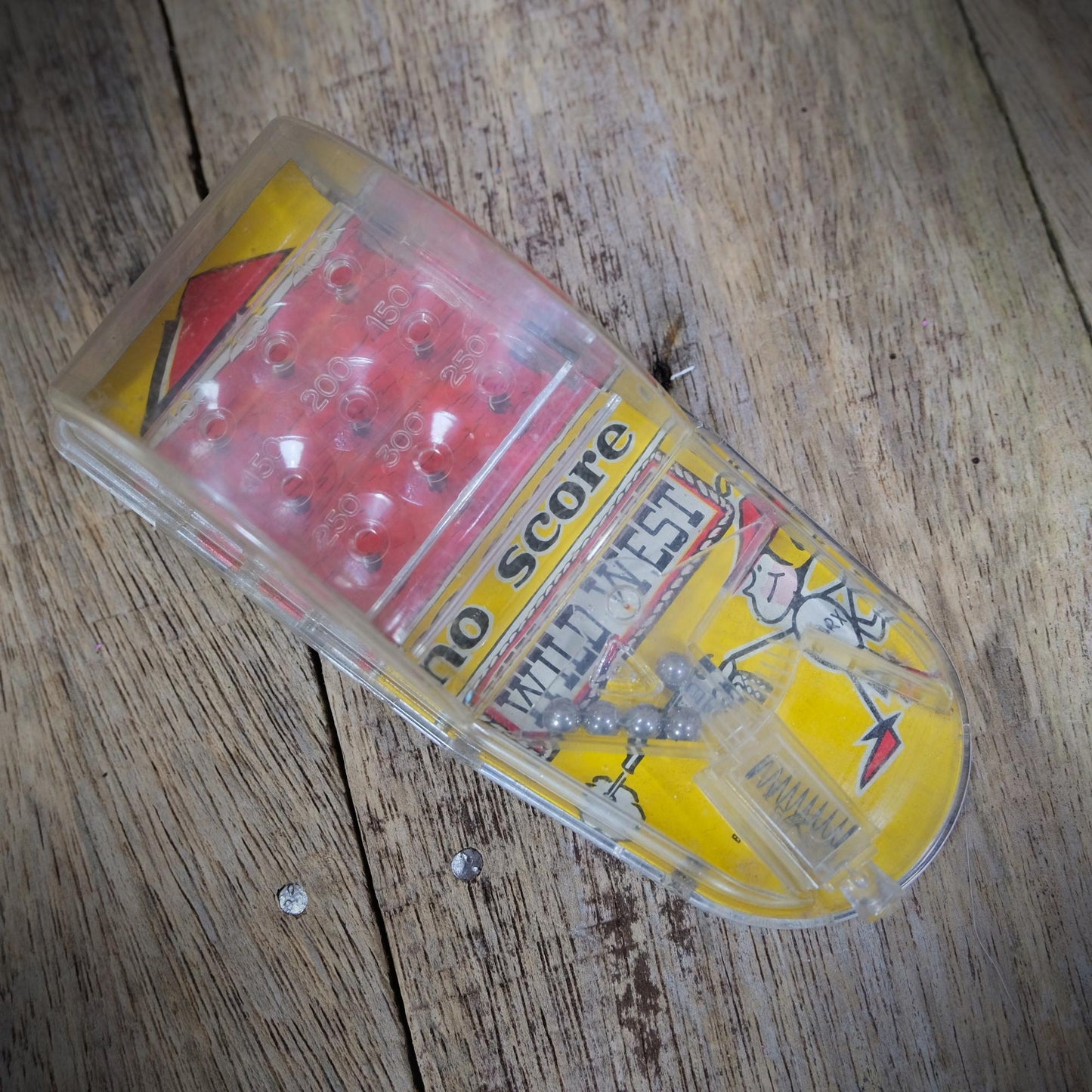 Vintage Bundle of Toy Pinball, Bagatelle, Mini-Tinplate Roulette