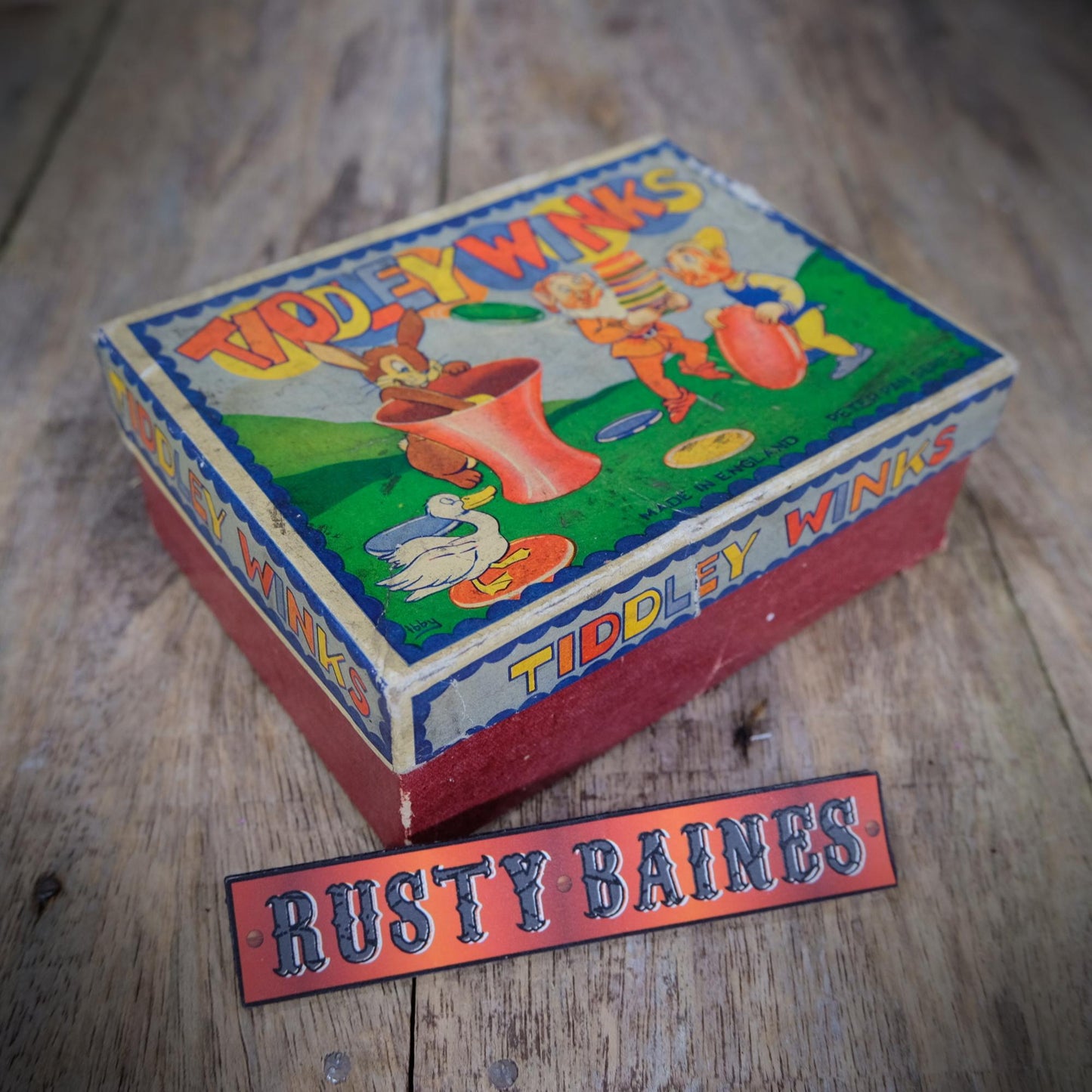 Vintage Tiddley Winks Game, Peter Pan Series, Made in England