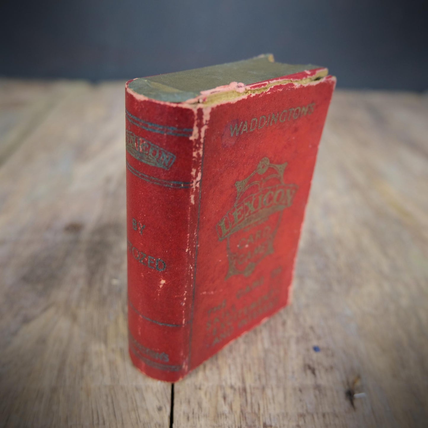 Vintage Waddington's Lexicon Card Game, Circa 1930's