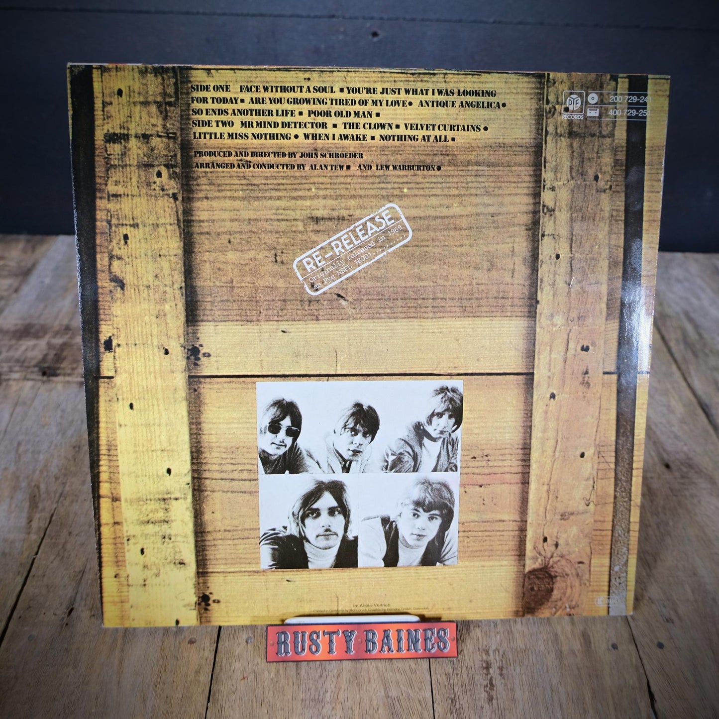 Record LP Album, Status Quo, Spare Parts, German Re-Issue