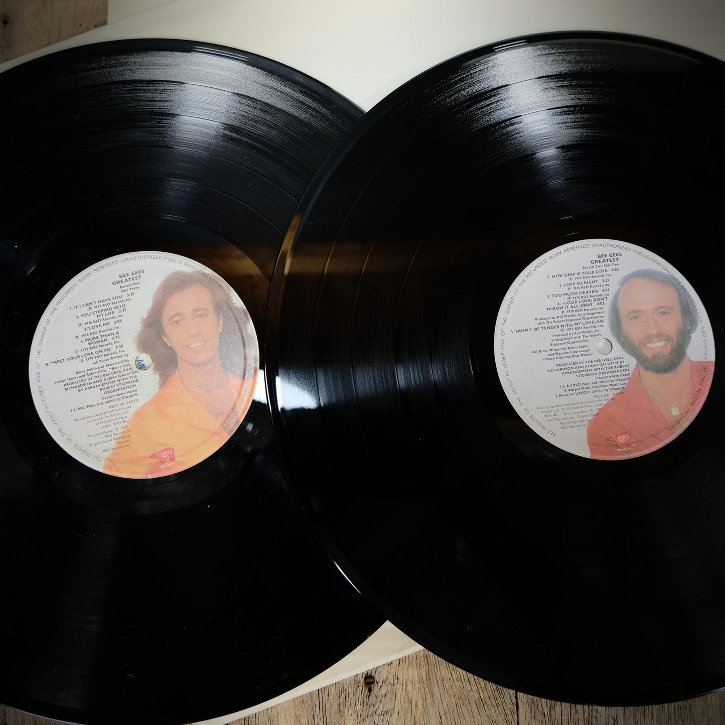 Record LP Album, Bee Gees Greatest, Gatefold Double Vinyl