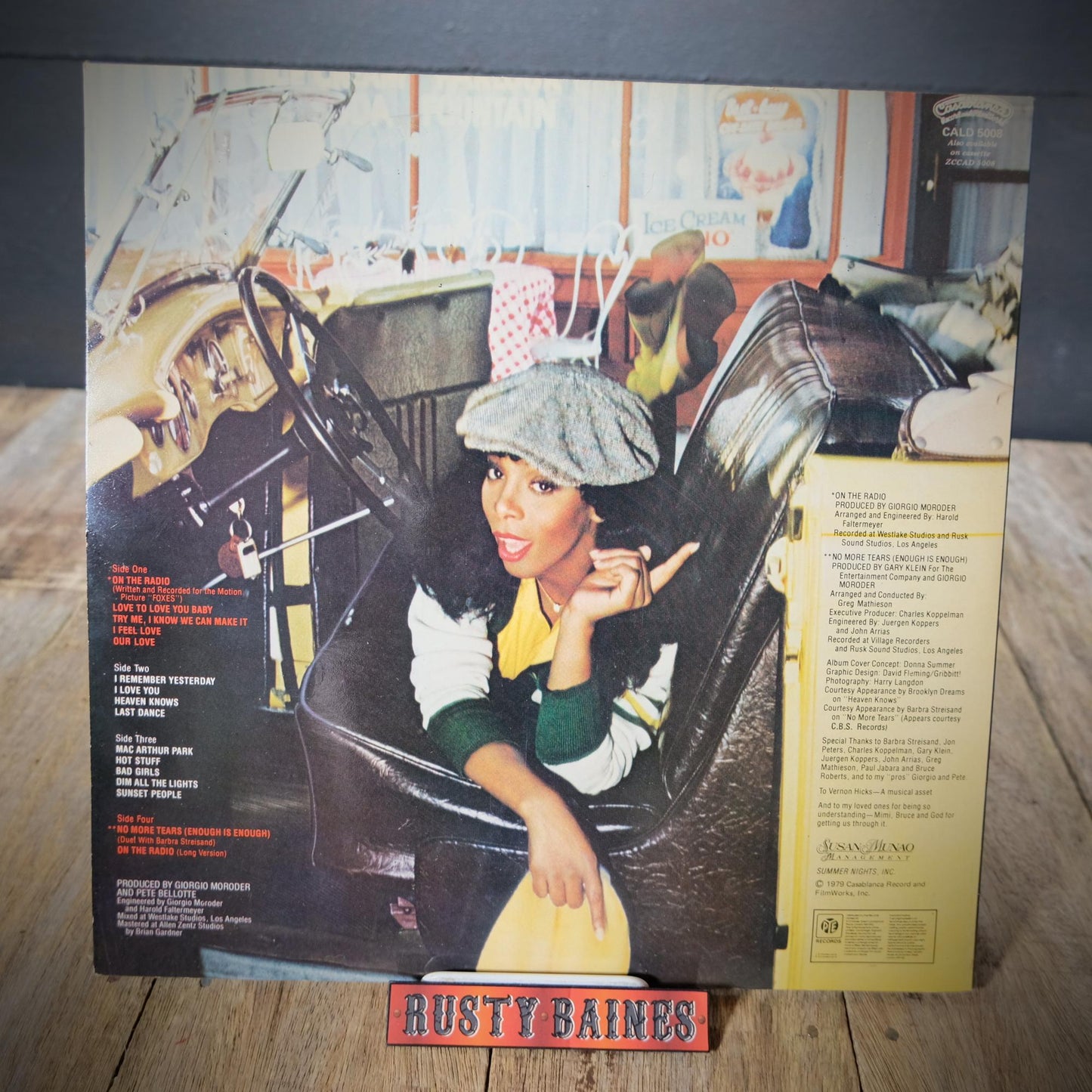 Record LP Album, Donna Summer, On the Radio Greatest Hits Vol.1 & 2