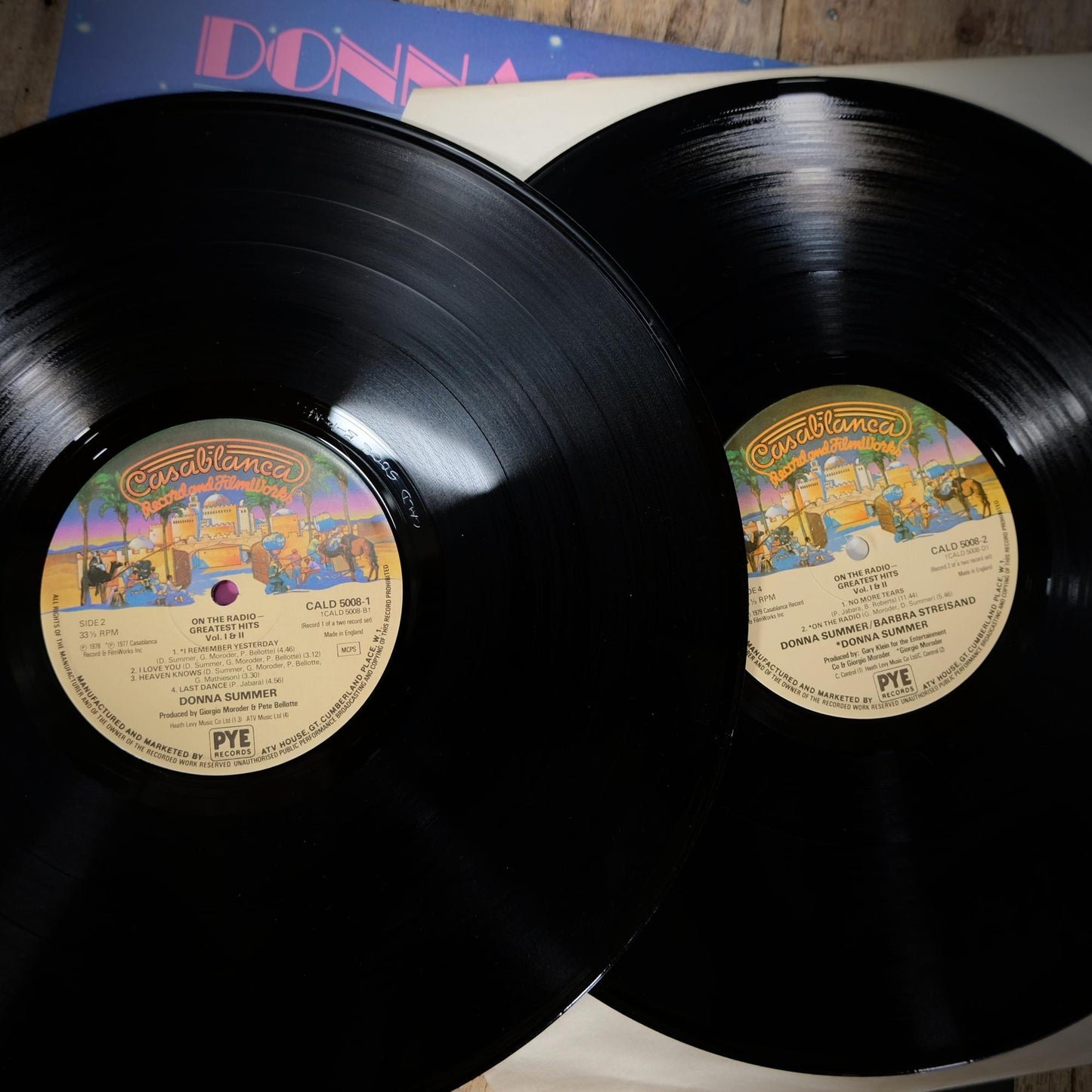 Record LP Album, Donna Summer, On the Radio Greatest Hits Vol.1 & 2