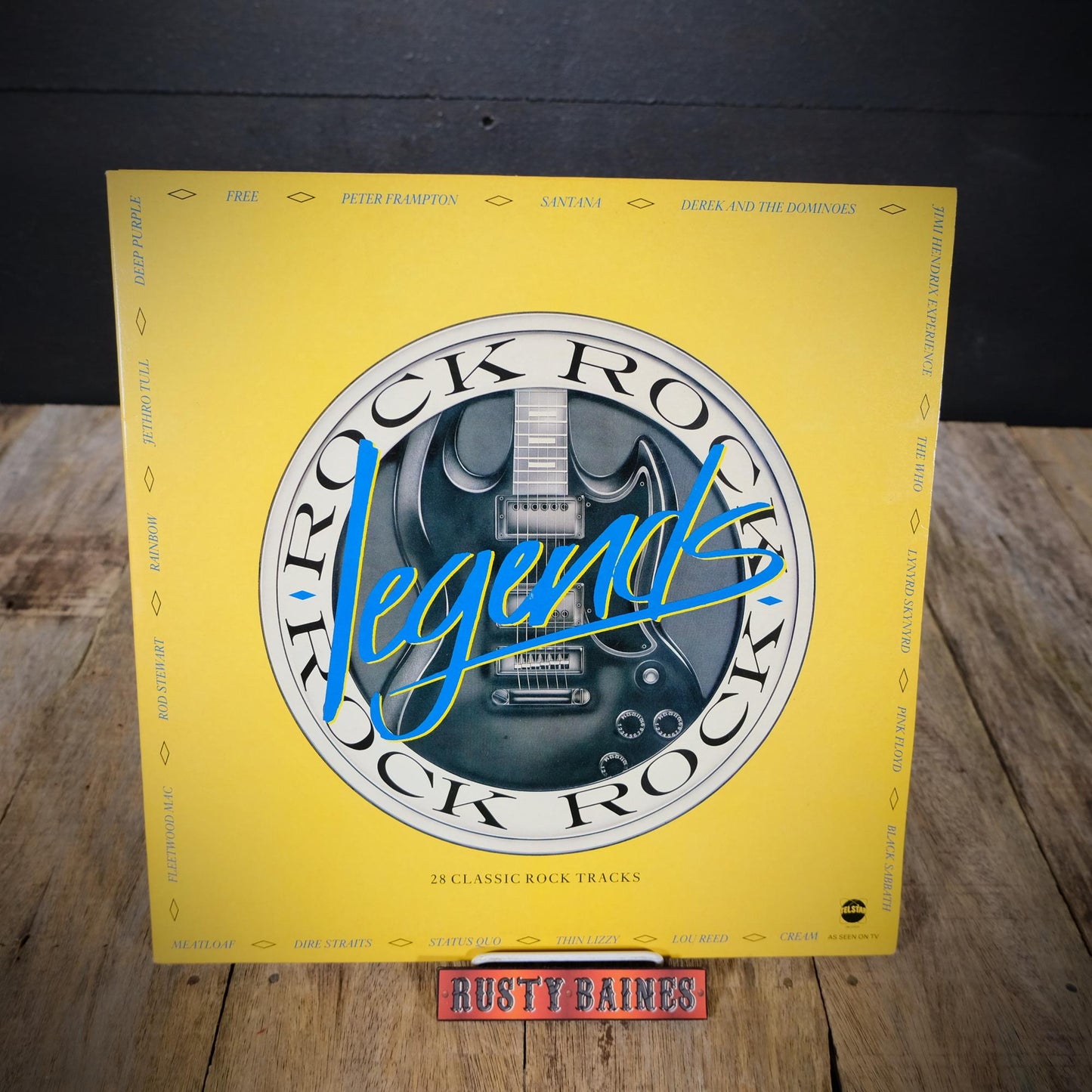 Record LP Album, Rock Legends Compilation, Thin Lizzy, The Who Etc.