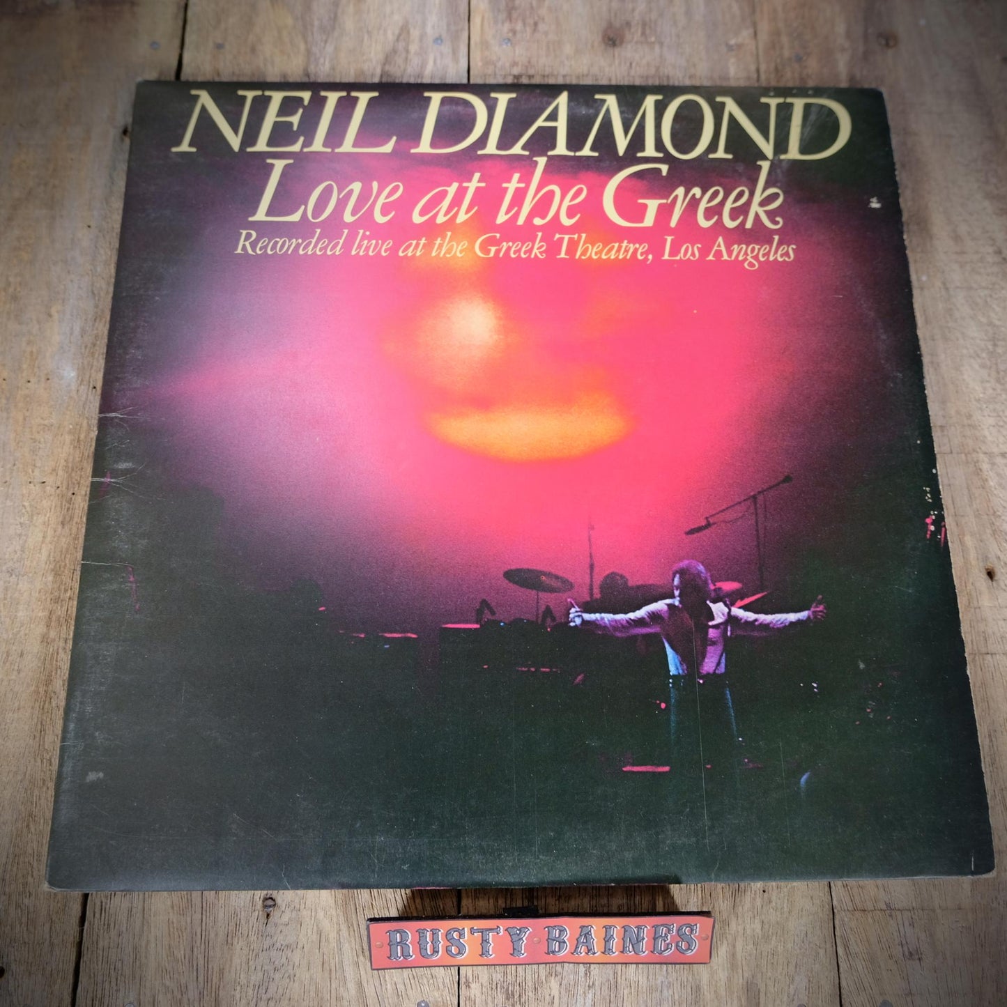 Record LP Albums Neil Diamond, Hot August Night/Love at the Greek