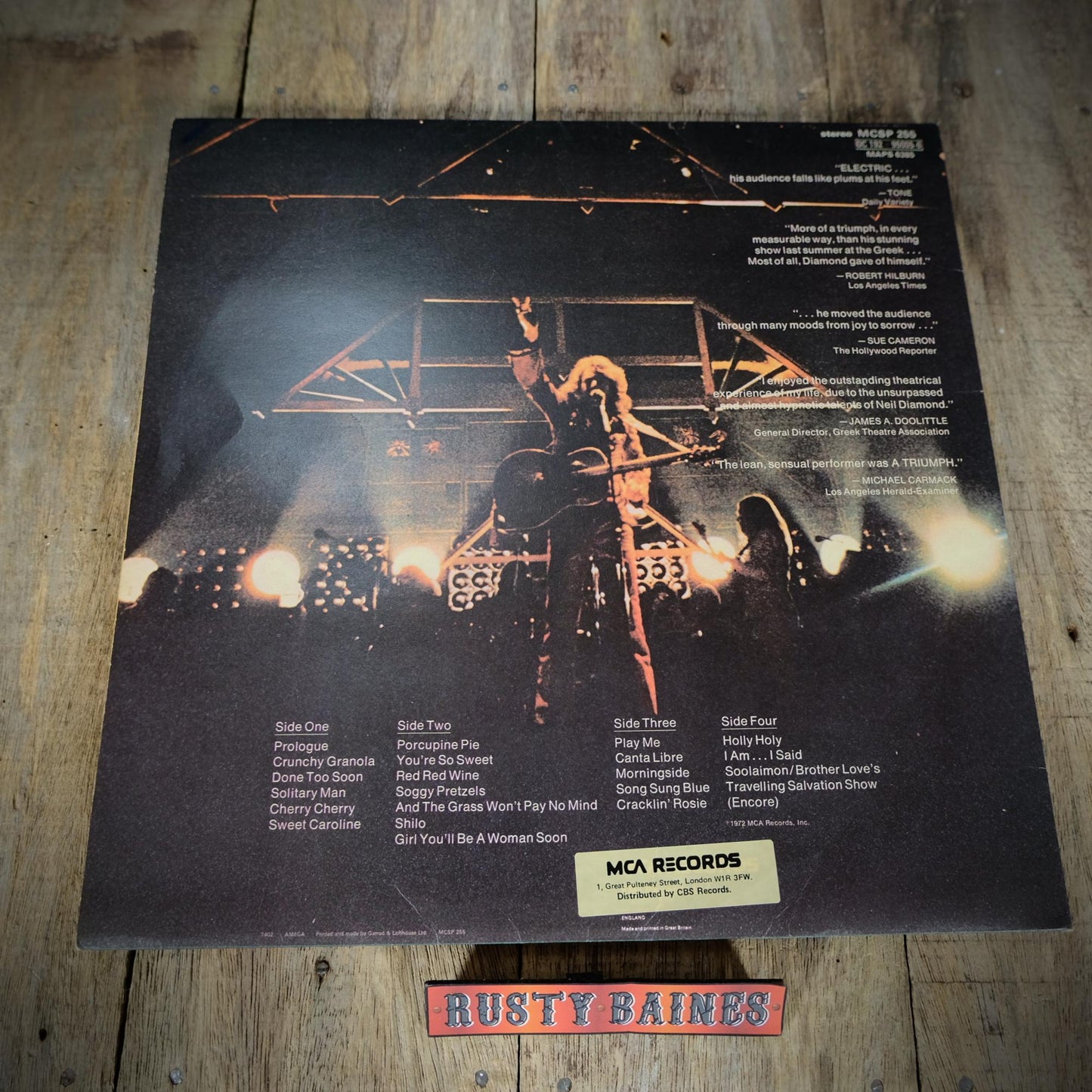 Record LP Albums Neil Diamond, Hot August Night/Love at the Greek