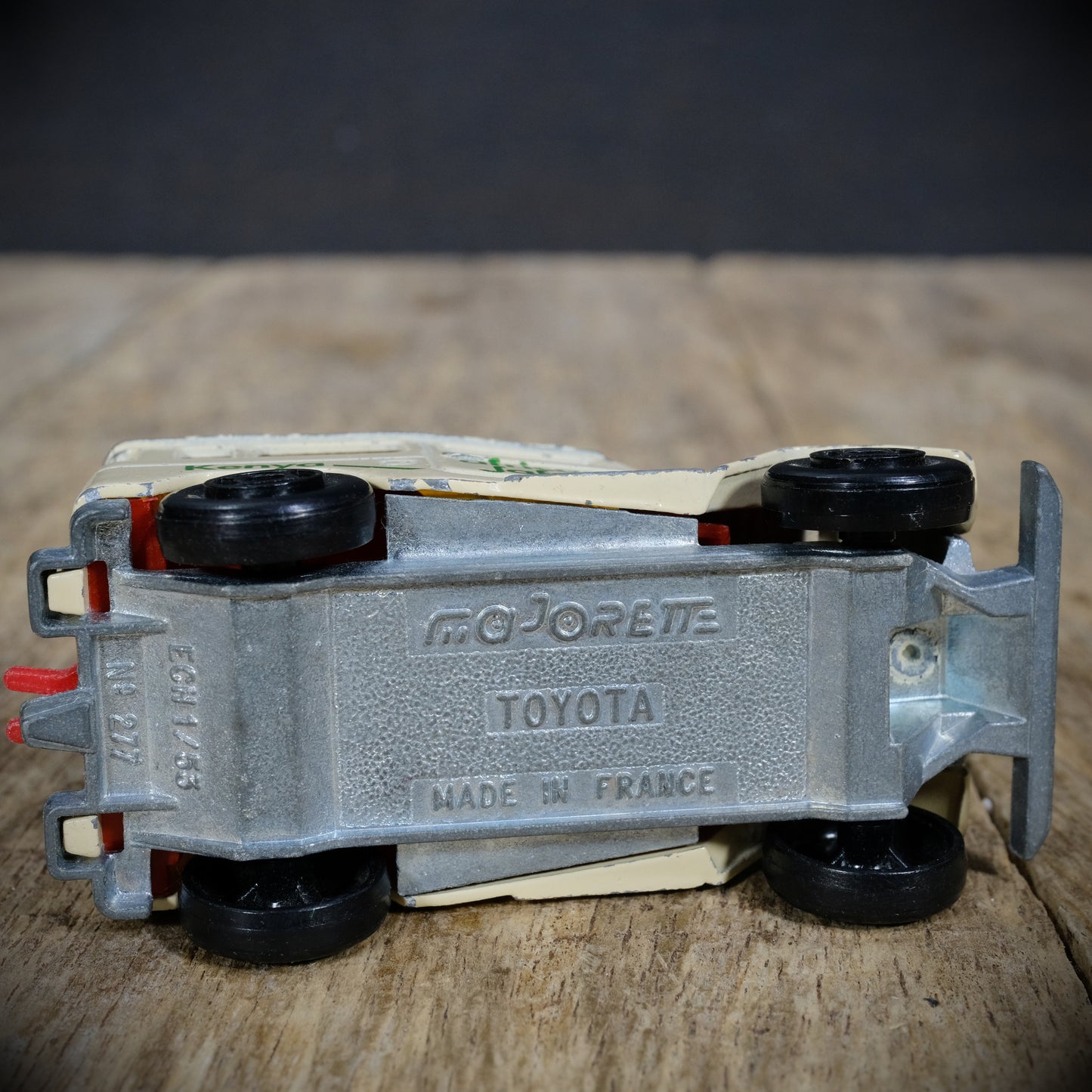 Used Vintage Majorette Land Crusier SWB Safari 4x4 SUV, Cream