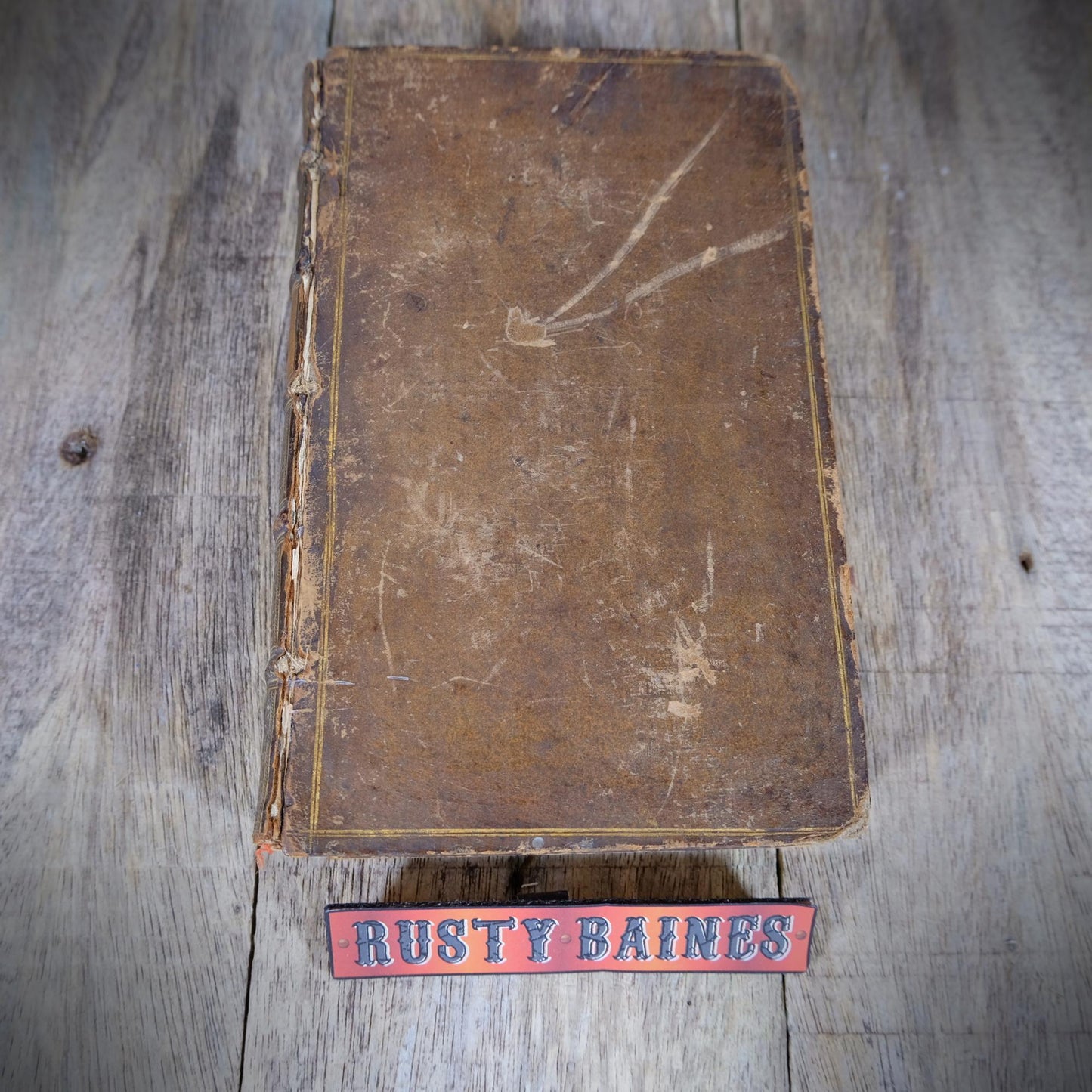 Sermons on Various Subjects Vol. IV, John Abernethy, 1751, Leather Bound Hardcover