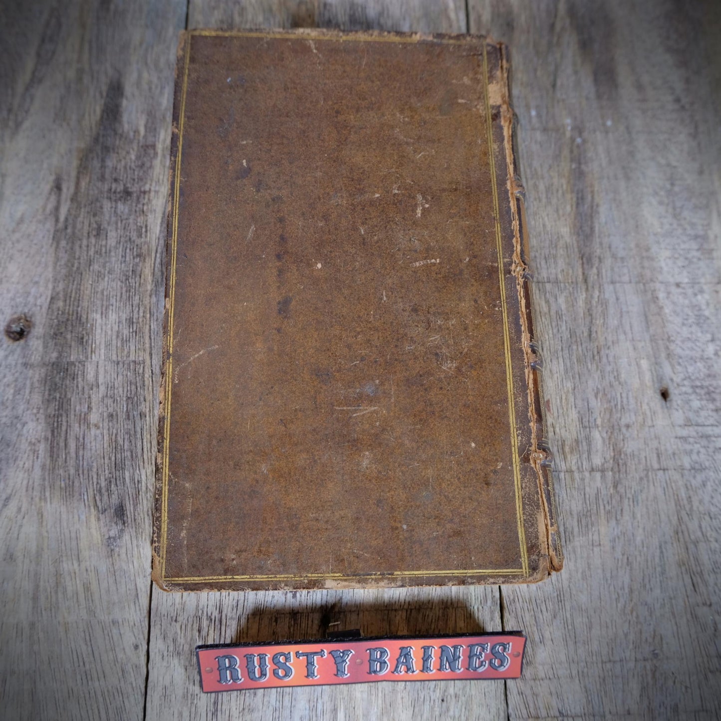 Sermons on Various Subjects Vol. IV, John Abernethy, 1751, Leather Bound Hardcover
