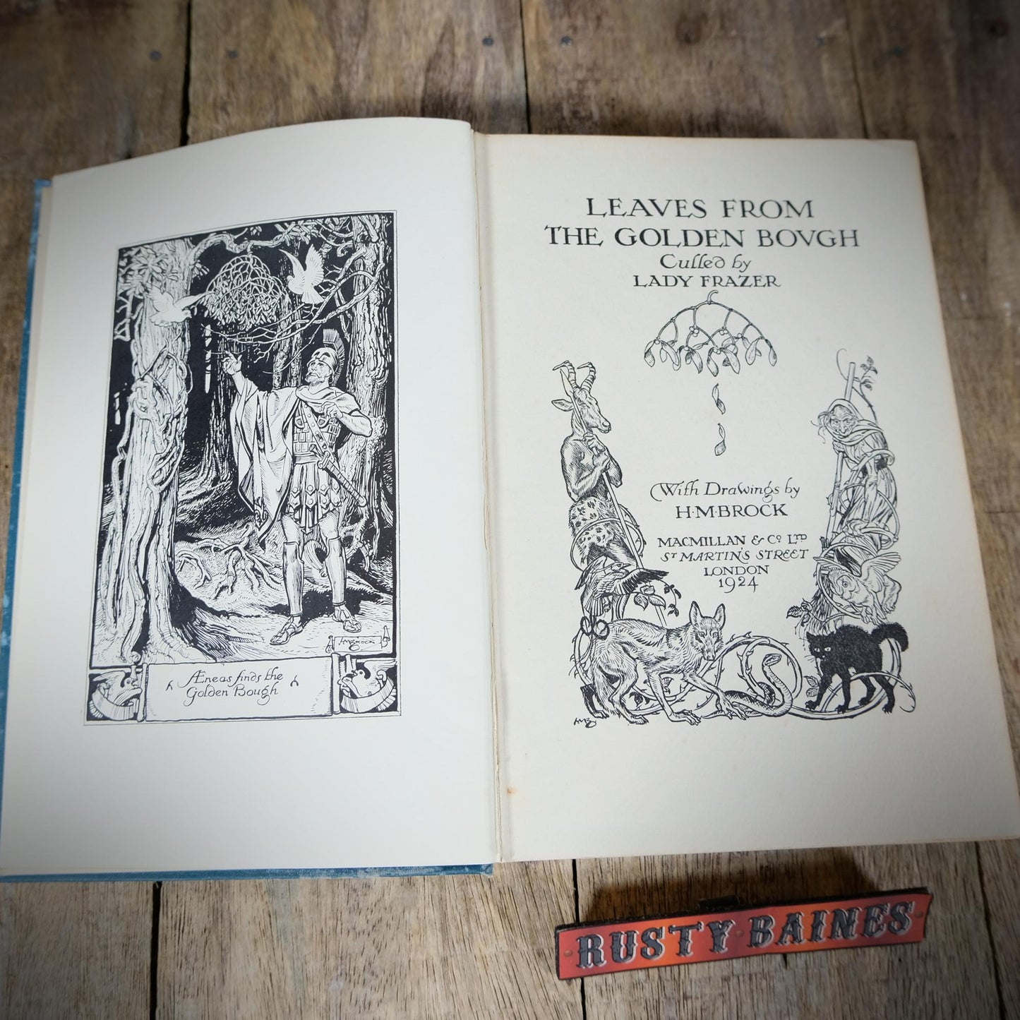 Leaves From the Golden Bough, Lady Frazer/H.M. Brock, 1924, Folklore, Witches, Legends