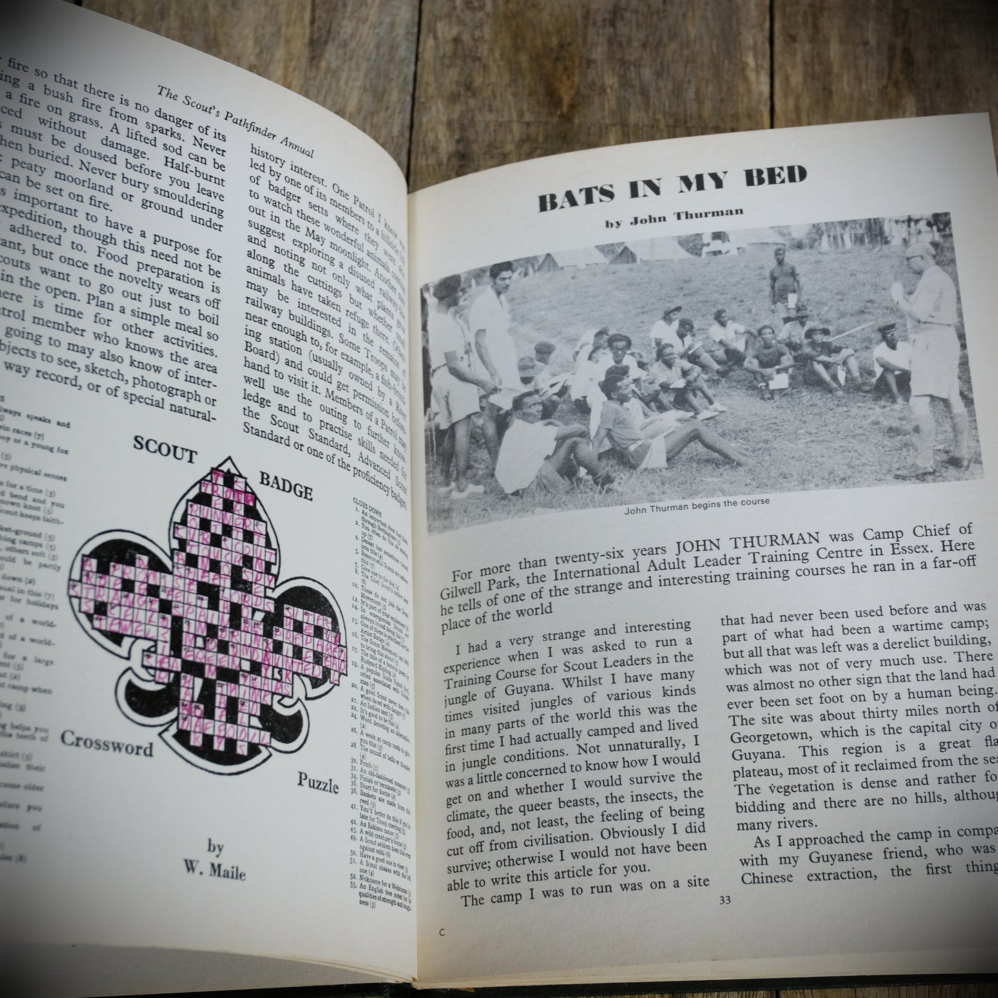 The Scout's Pathfinder Annual for 1972, BBC 1971 Hardcover, Vintage Car Cover