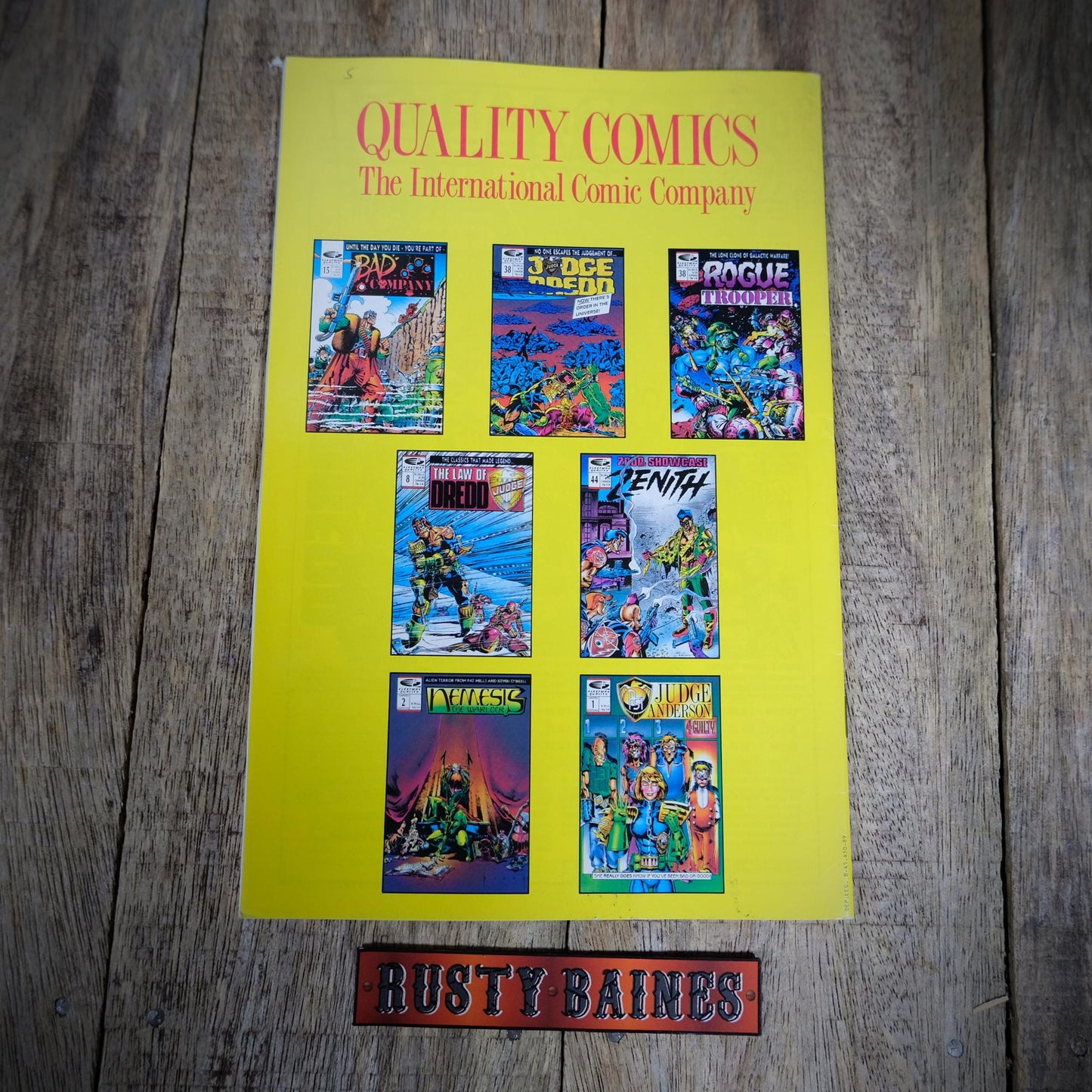 Fleetway Comics, Judge Anderson PSi #1