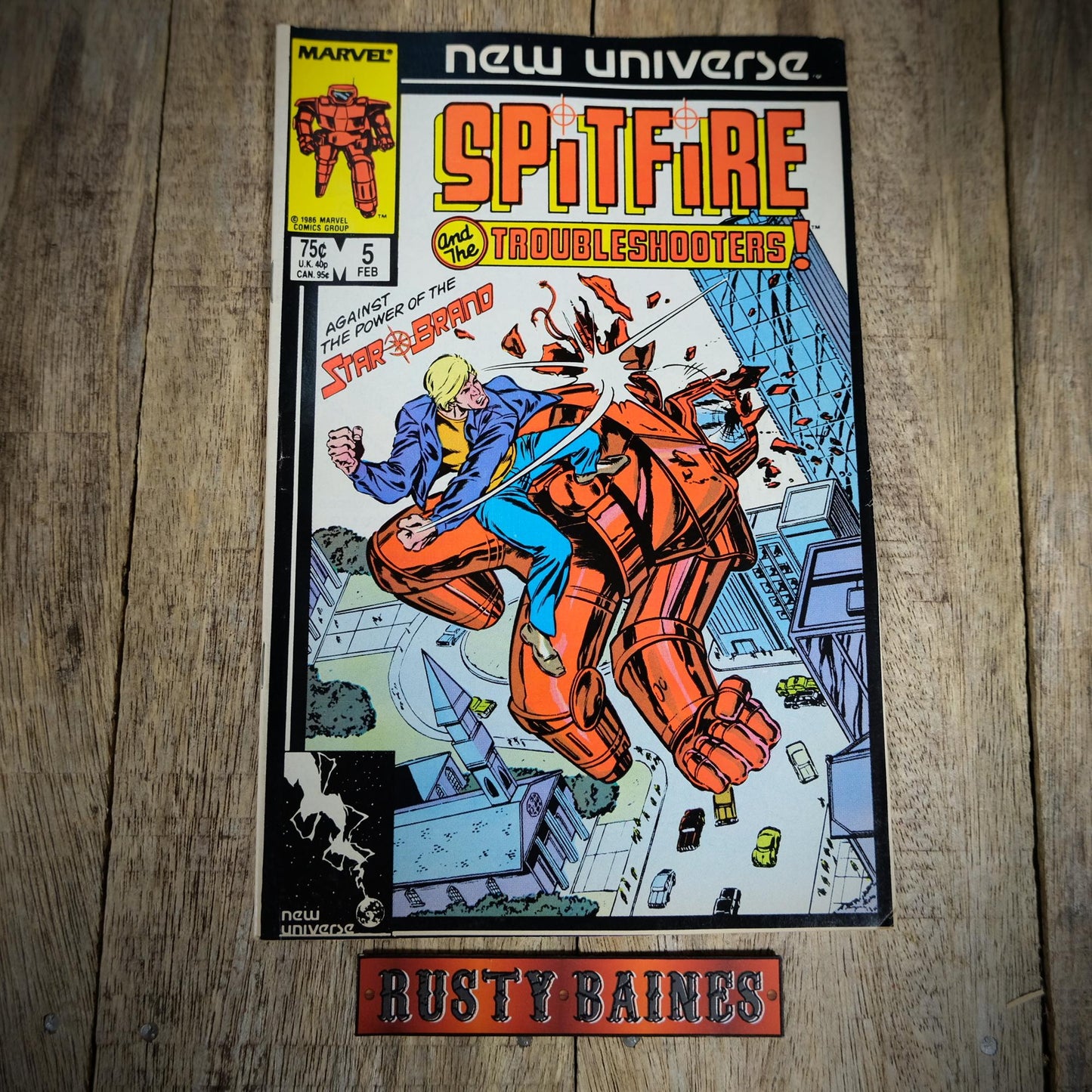 Marvel Comics, Spitfire and the Troubleshooters #5 Vol.1 1987