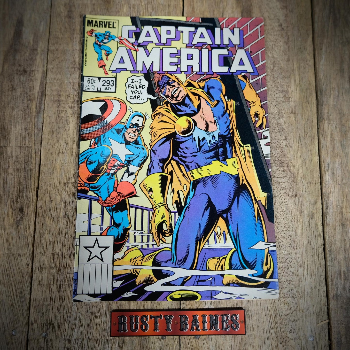 Marvel Comics, Captain America #293 Vol.1 1984