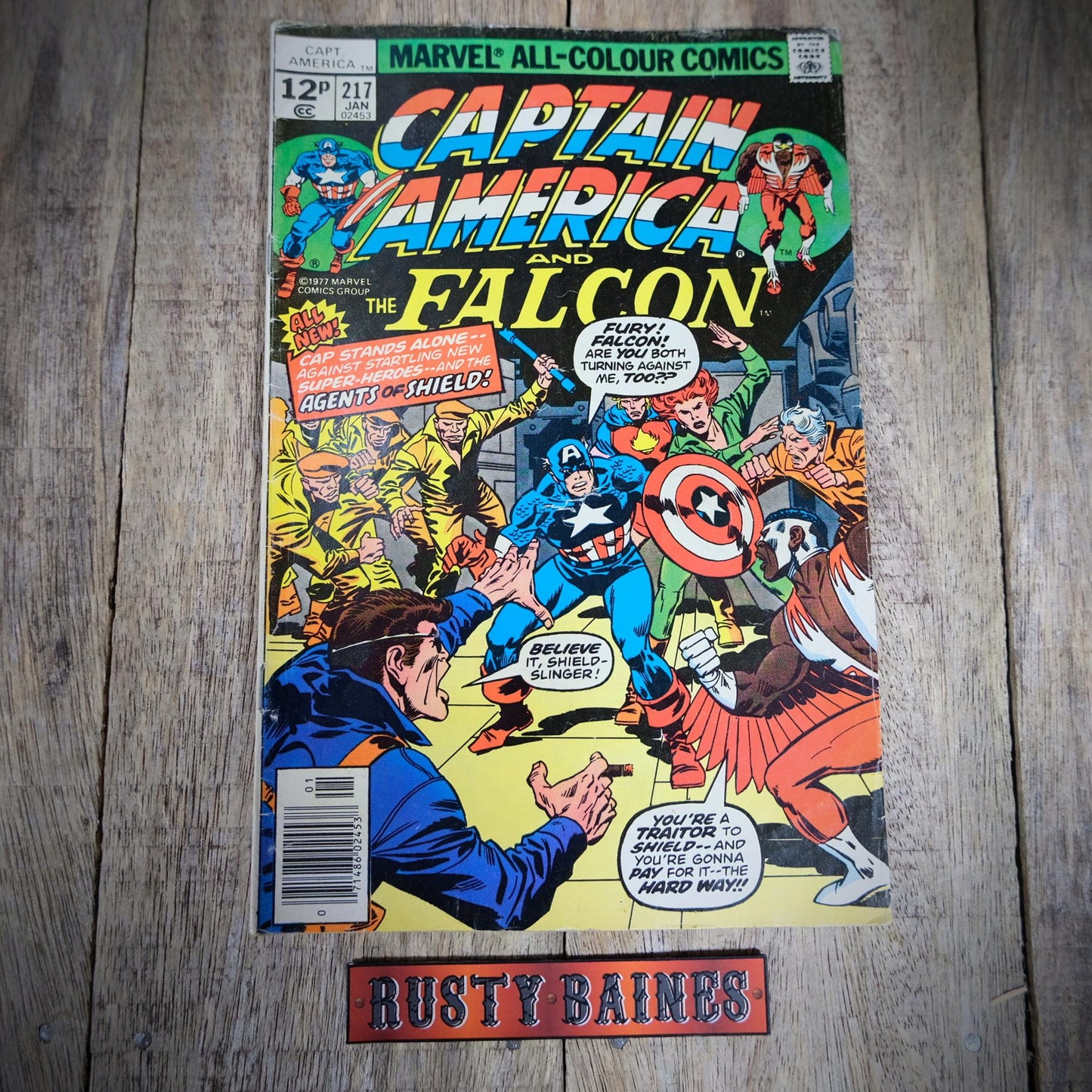 Marvel Comics, Captain America #217 Vol.1 1978, Marvel Man/Quasar First Appearance