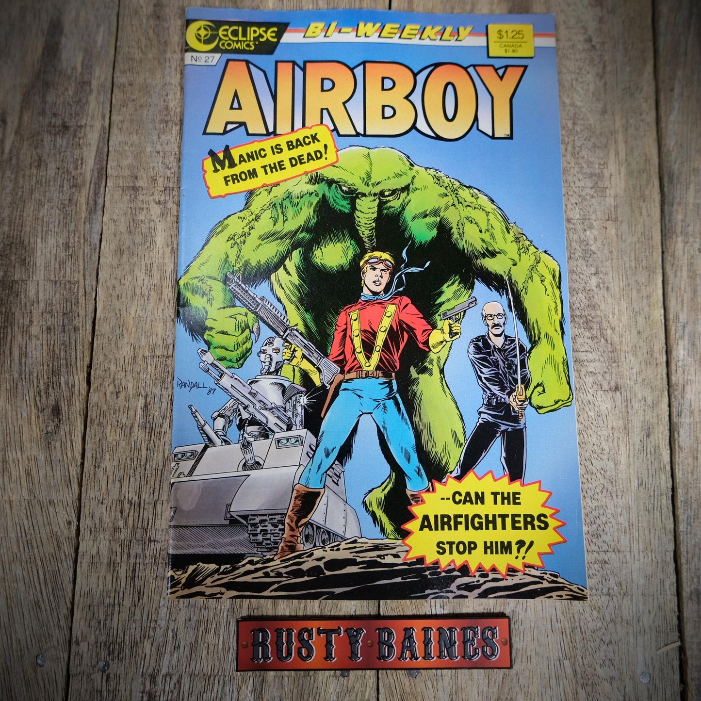 Eclipse Comics, Airboy #27 1987