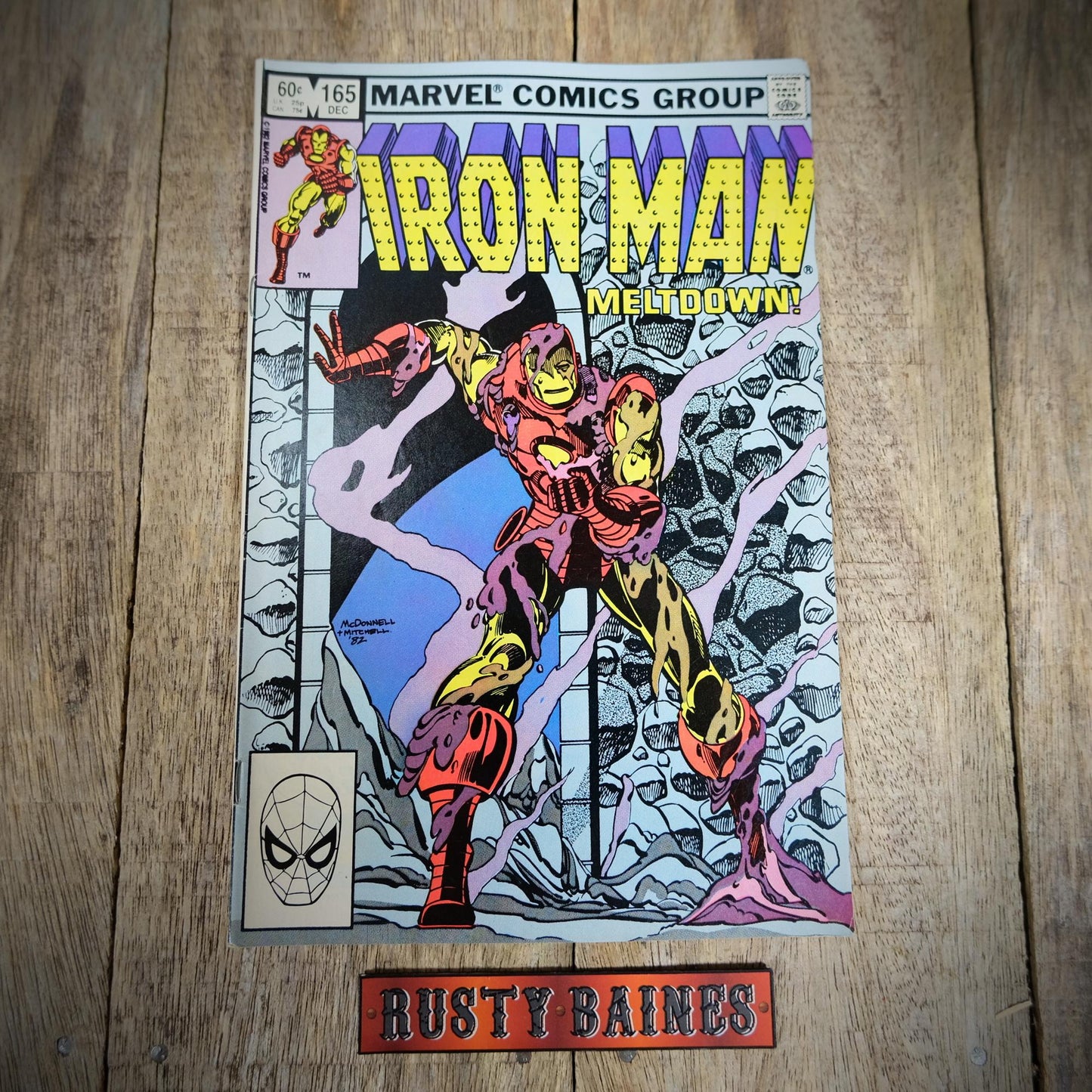 Marvel Comic, Iron Man #165 Vol.1 1982
