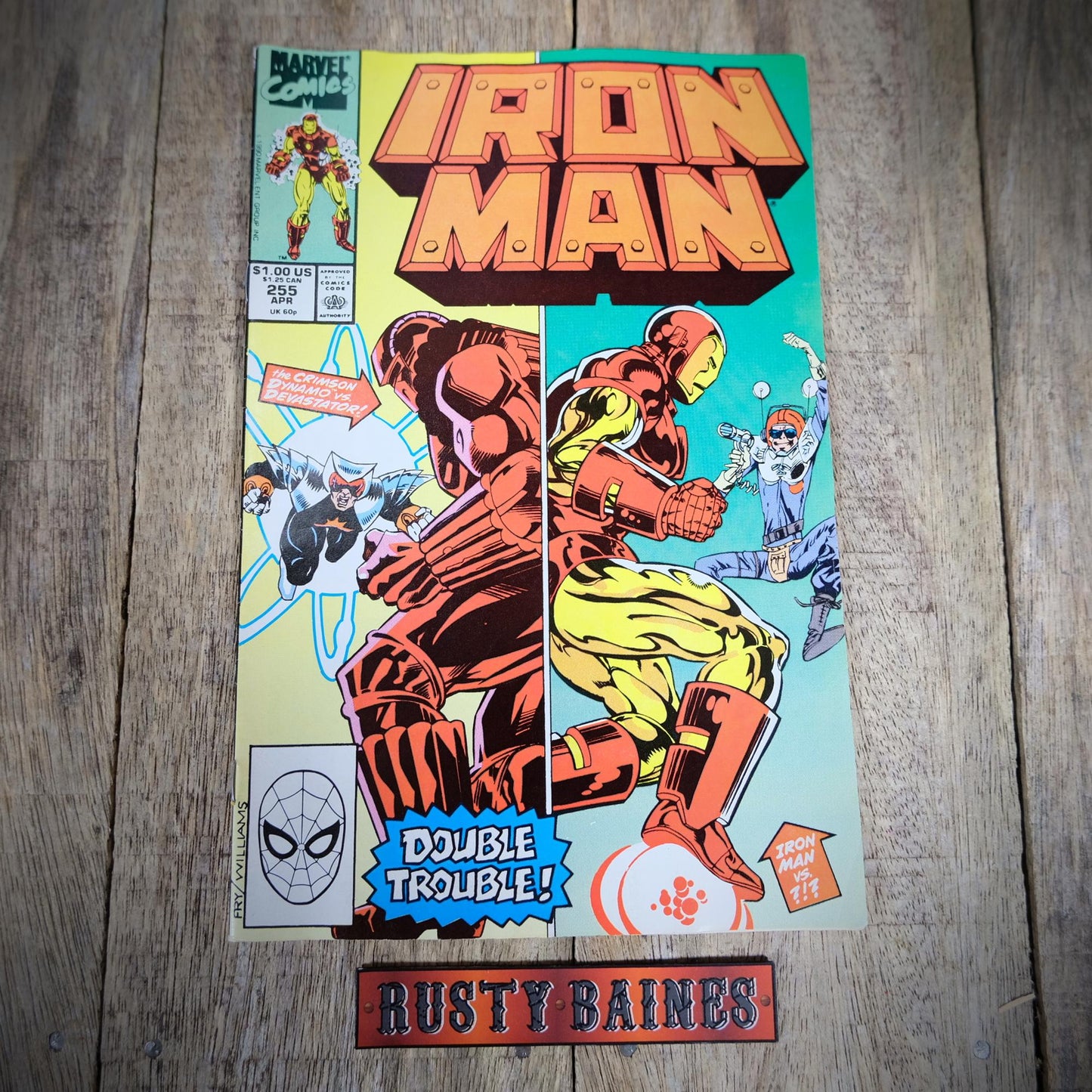 Marvel Comic, Iron Man #255 1990