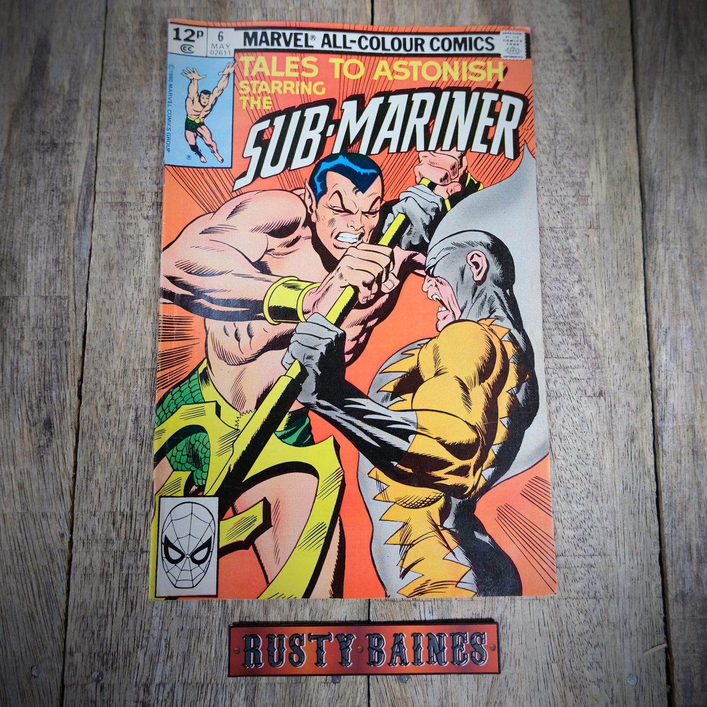 Marvel Comic, Sub-Mariner Vol.2 #6 1980