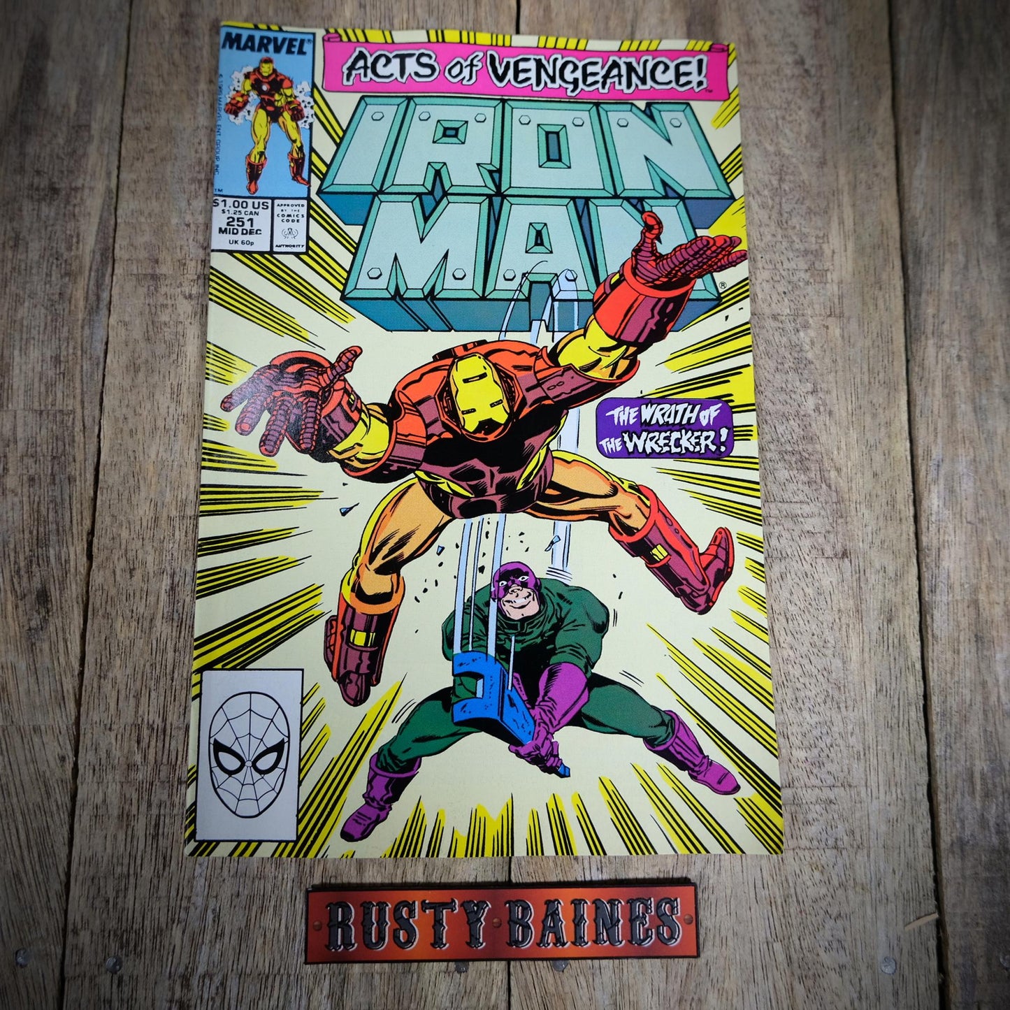 Marvel Comic, Iron Man #251