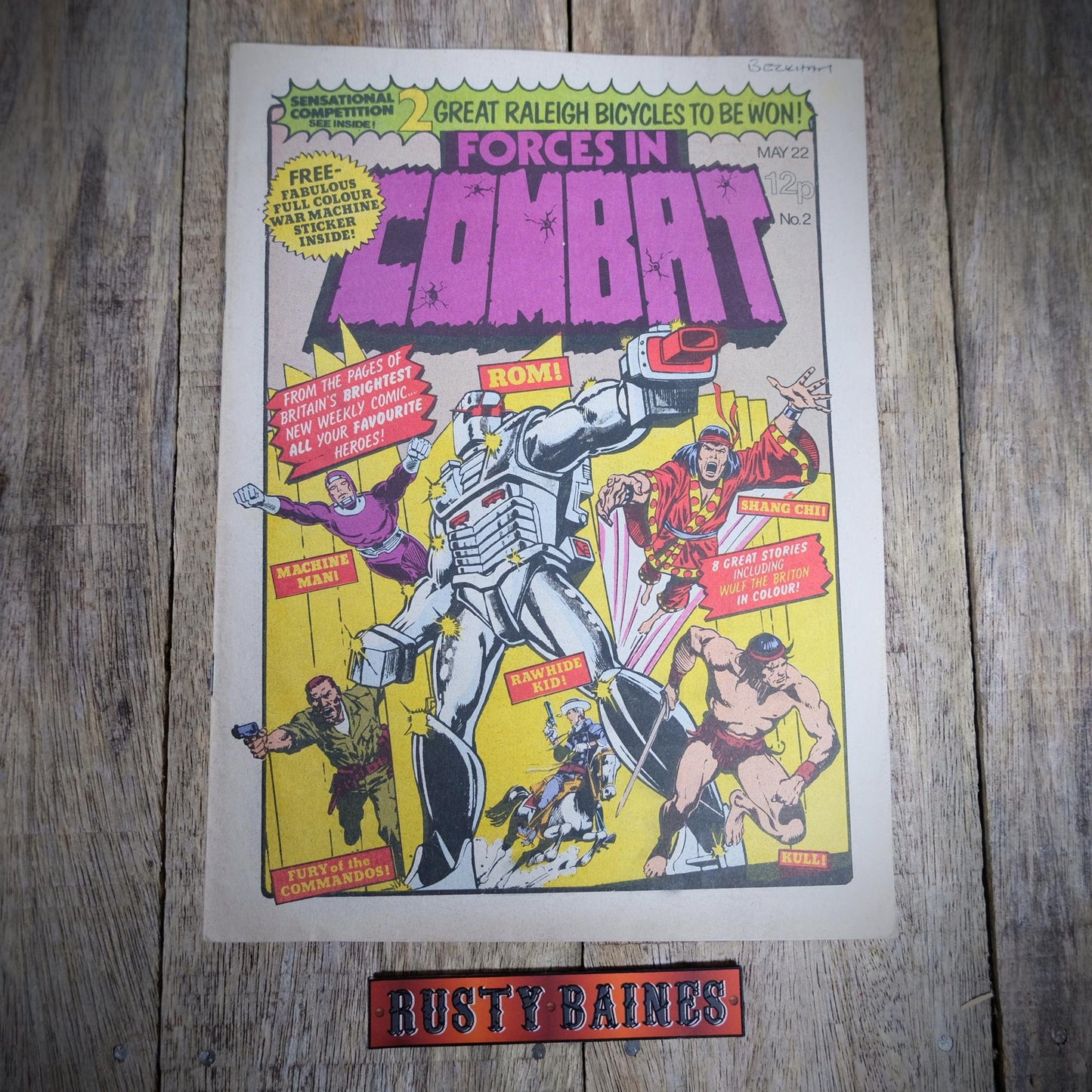 British Marvel Comic, Forces in Combat May 22nd #2 1980