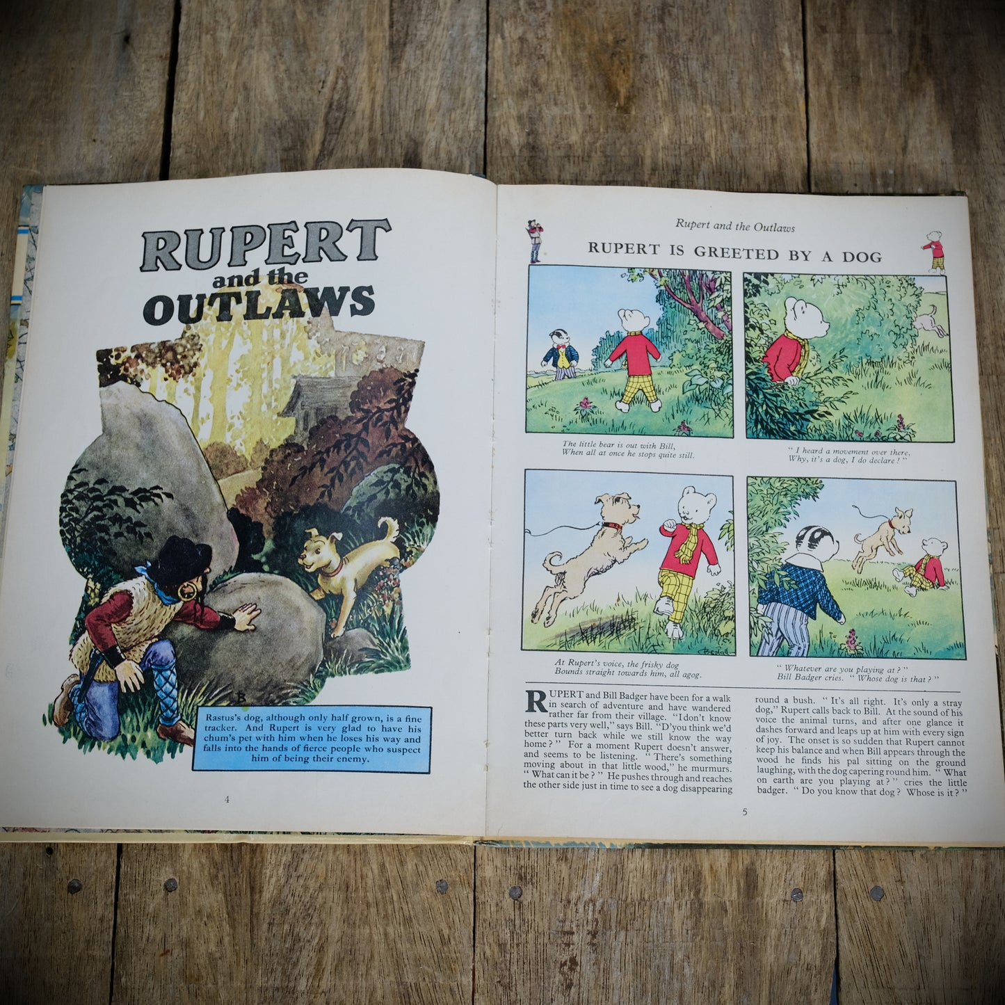 Vintage Daily Express Rupert Annual 1970, Hardcover Annual