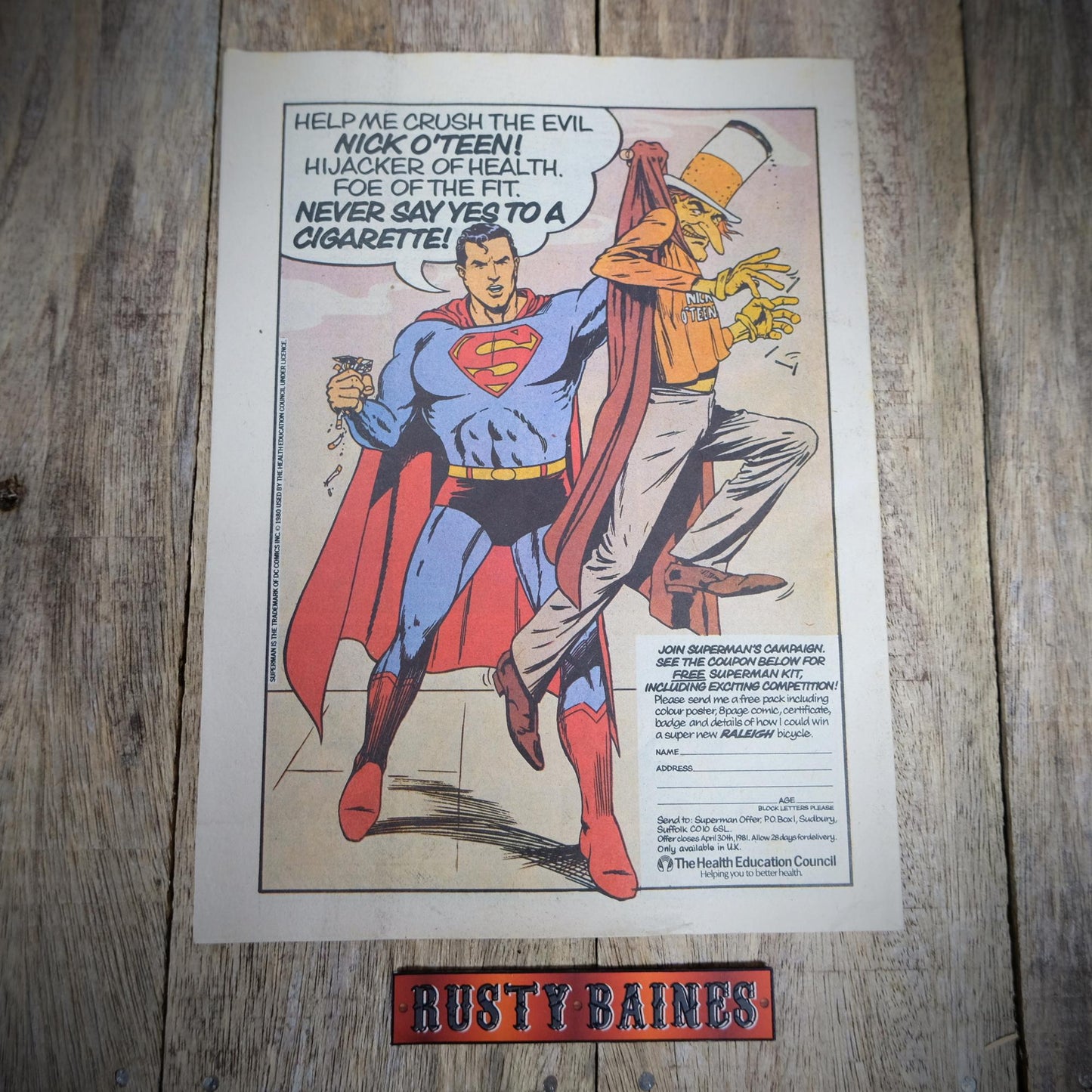 British Marvel Comic, Spider-Man and Hulk January 21st 1980 #411