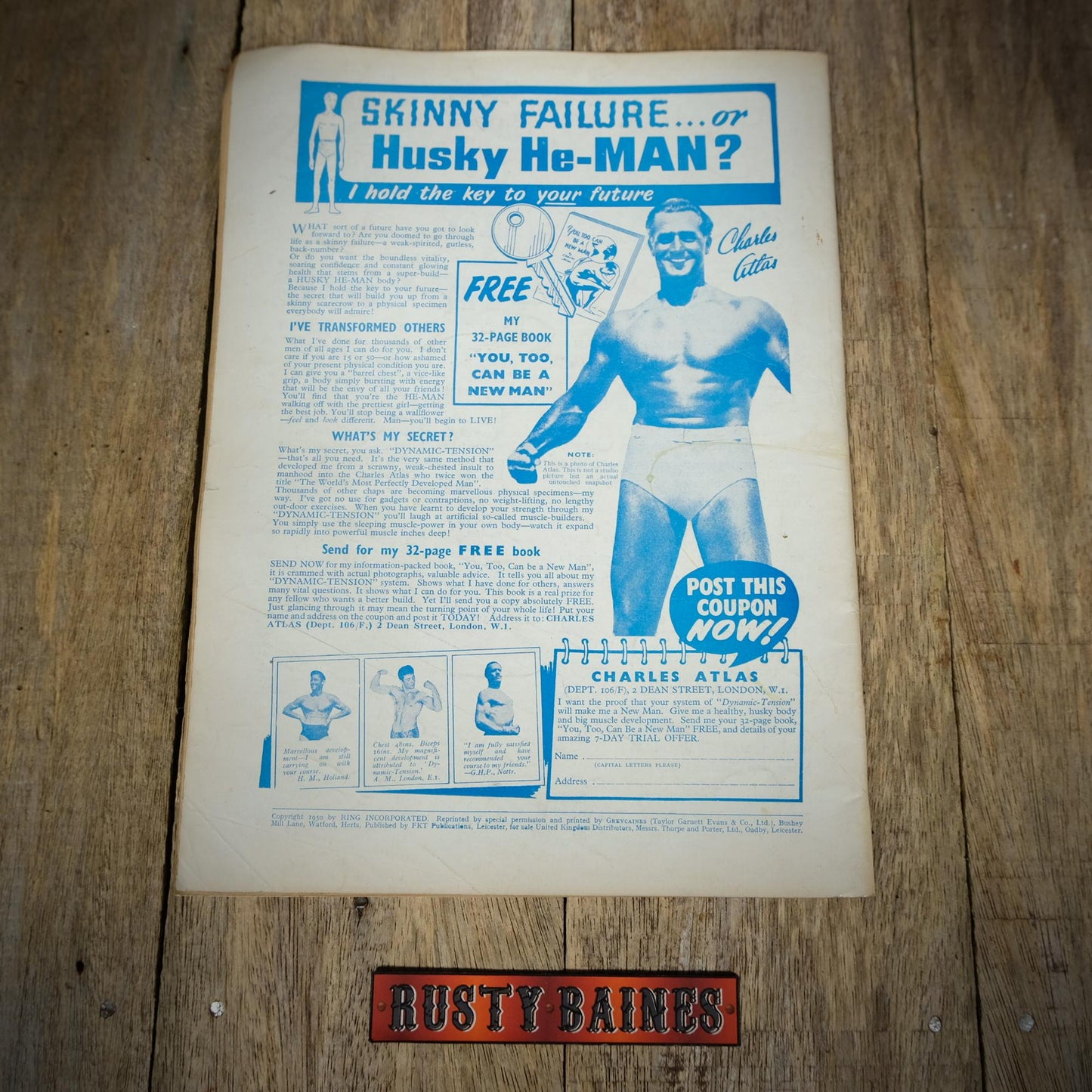 Vintage Boxing Magazine, The Ring June 1954, Tommy Hurricane Jackson, Joey Giardello