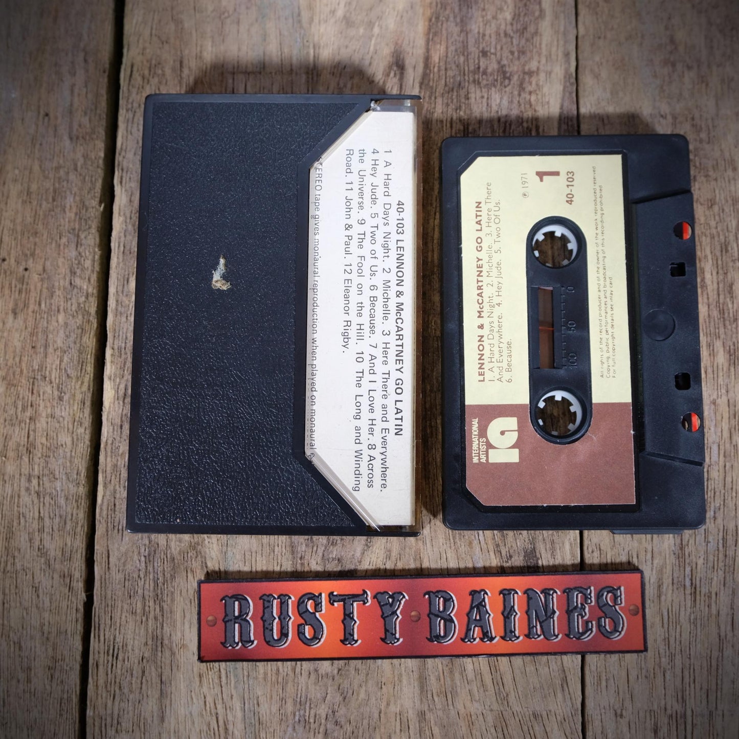 Cassette Tape, Lennon & McCartney Go Latin with George Osborne