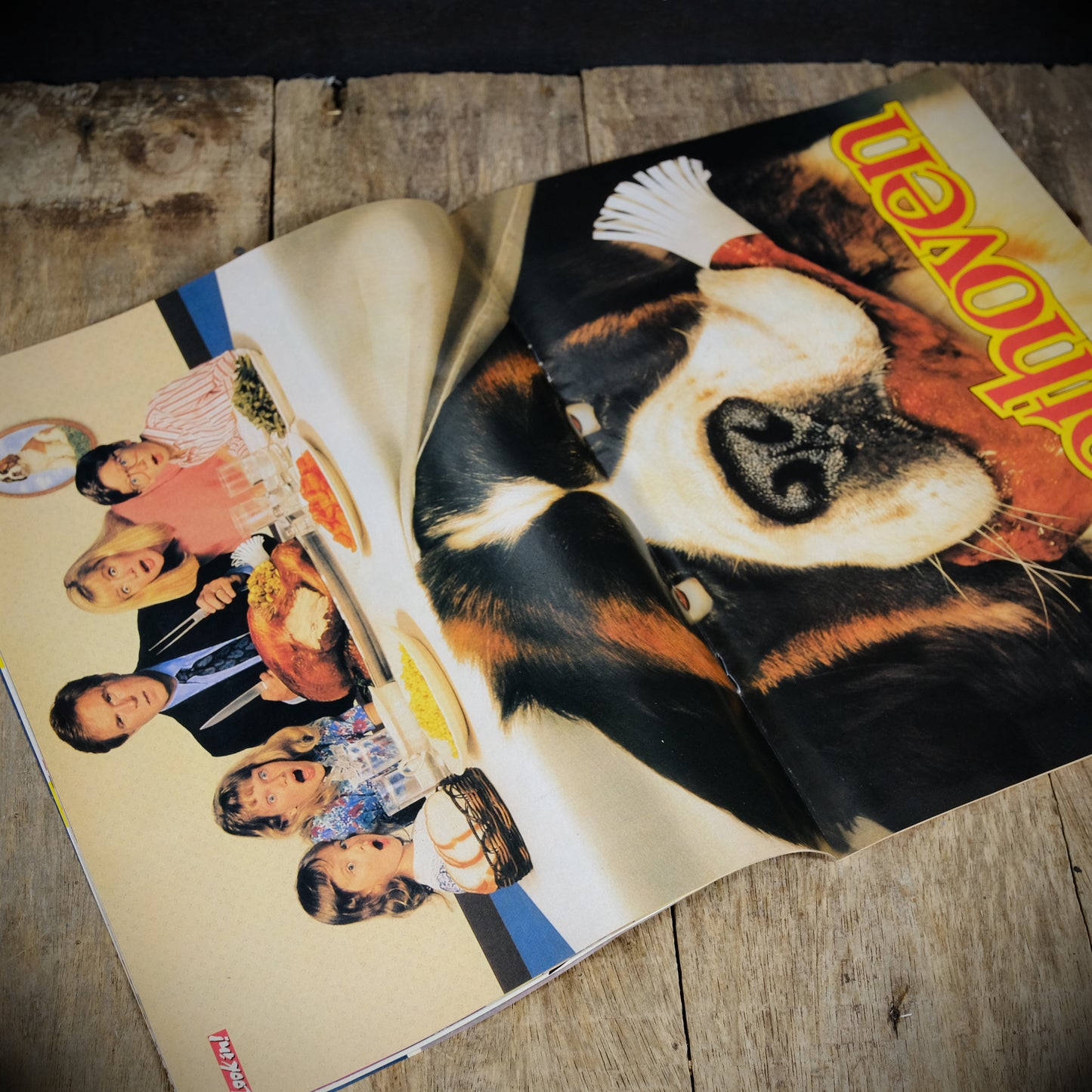 Retro Look-In Magazine 20th February 1993 Beethoven Movie Poster, James Pond Comic Strip, Take That